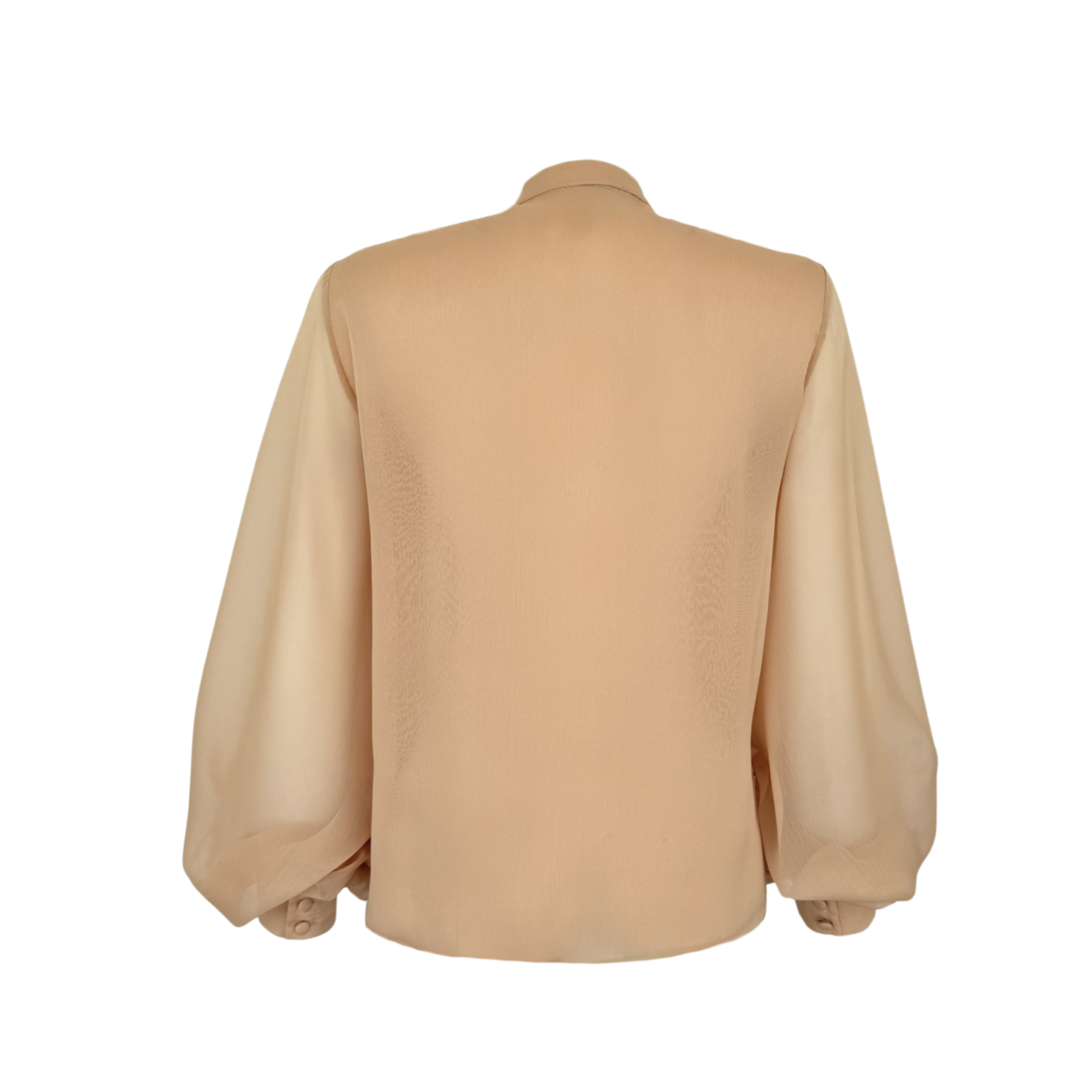 قميص شيفون بناتي بكشكشة، أصفر