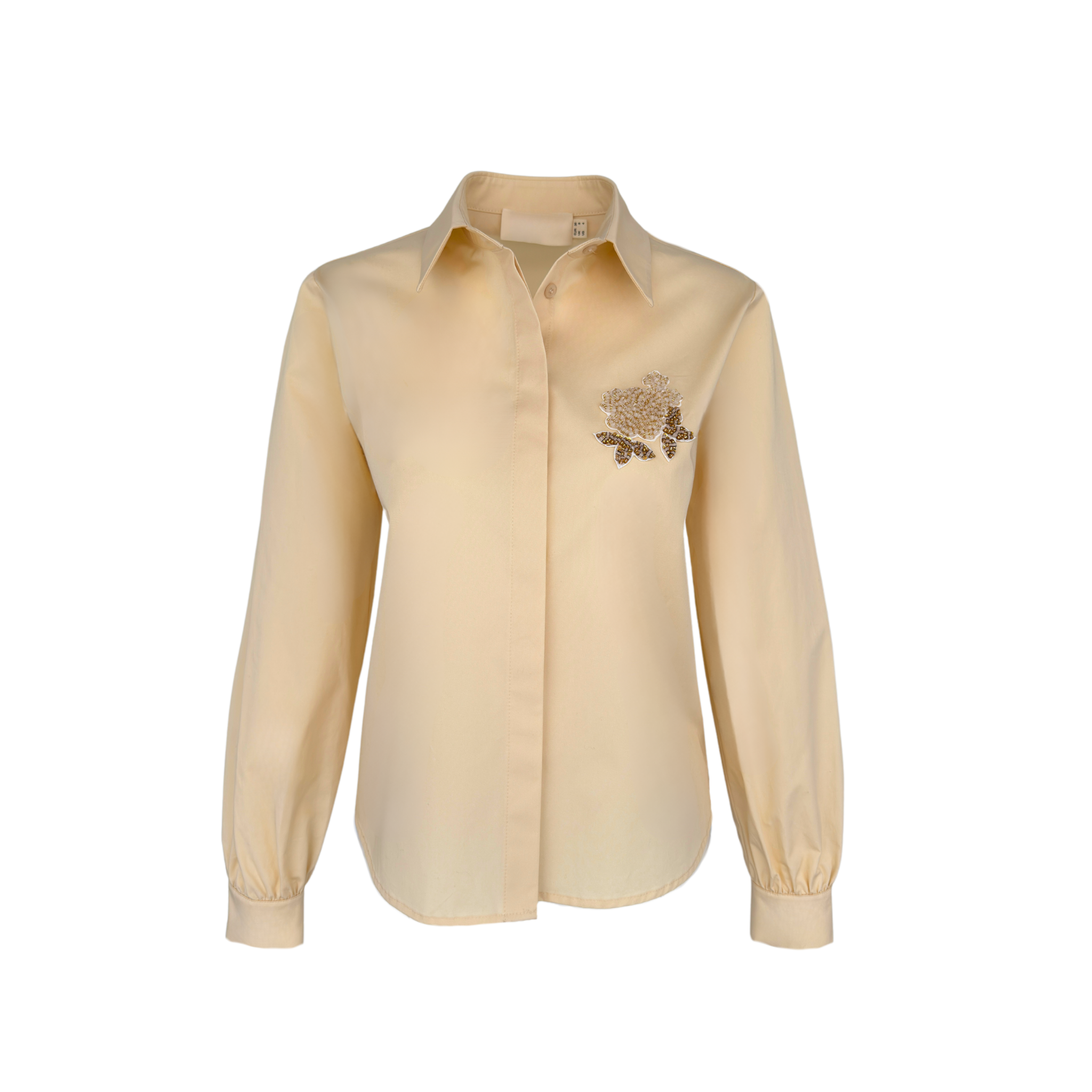DIANA 100% COTTON SHIRT YELLOW