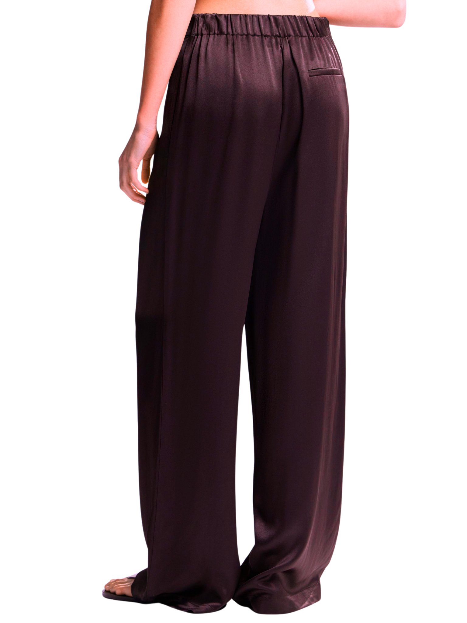 JULIET 100% RAYON SATIN SHIMMER TROUSERS