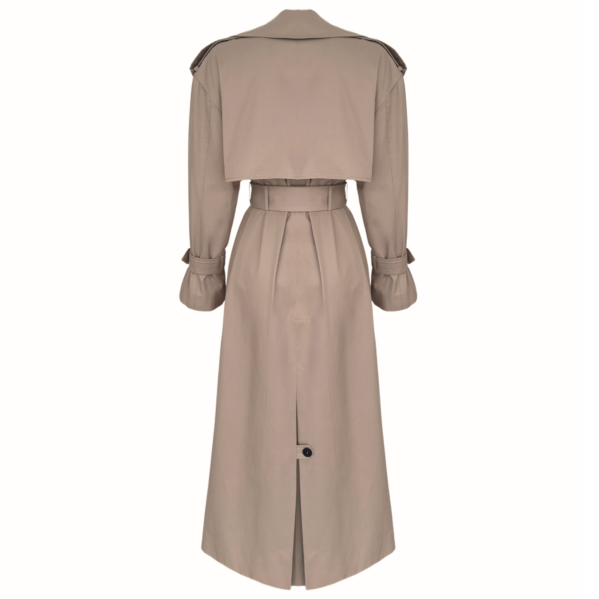 LUISA MAKSİ BOY TRENÇKOT CAMEL