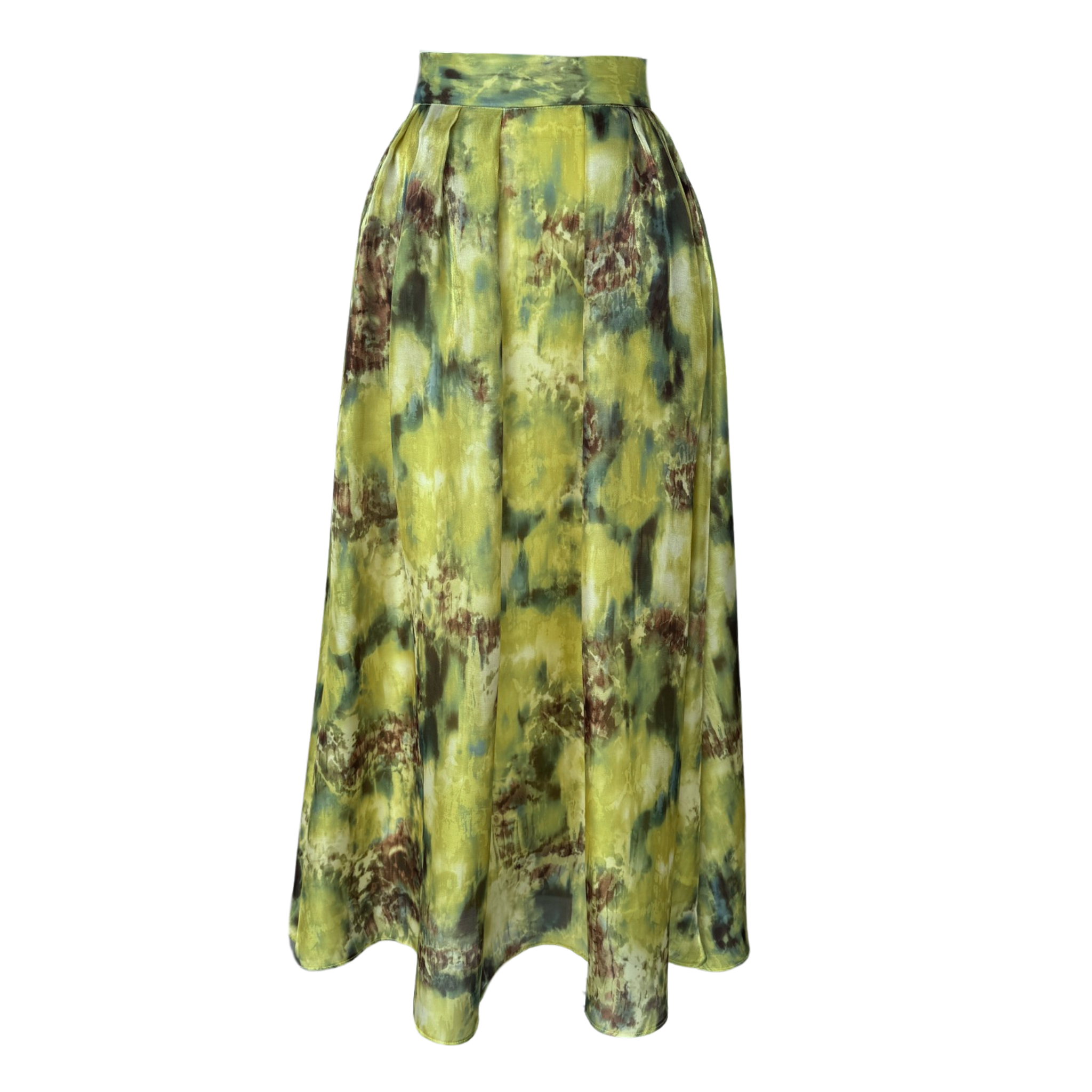 ORGANZA TULLE TIE-DYE PATTERN SKIRT