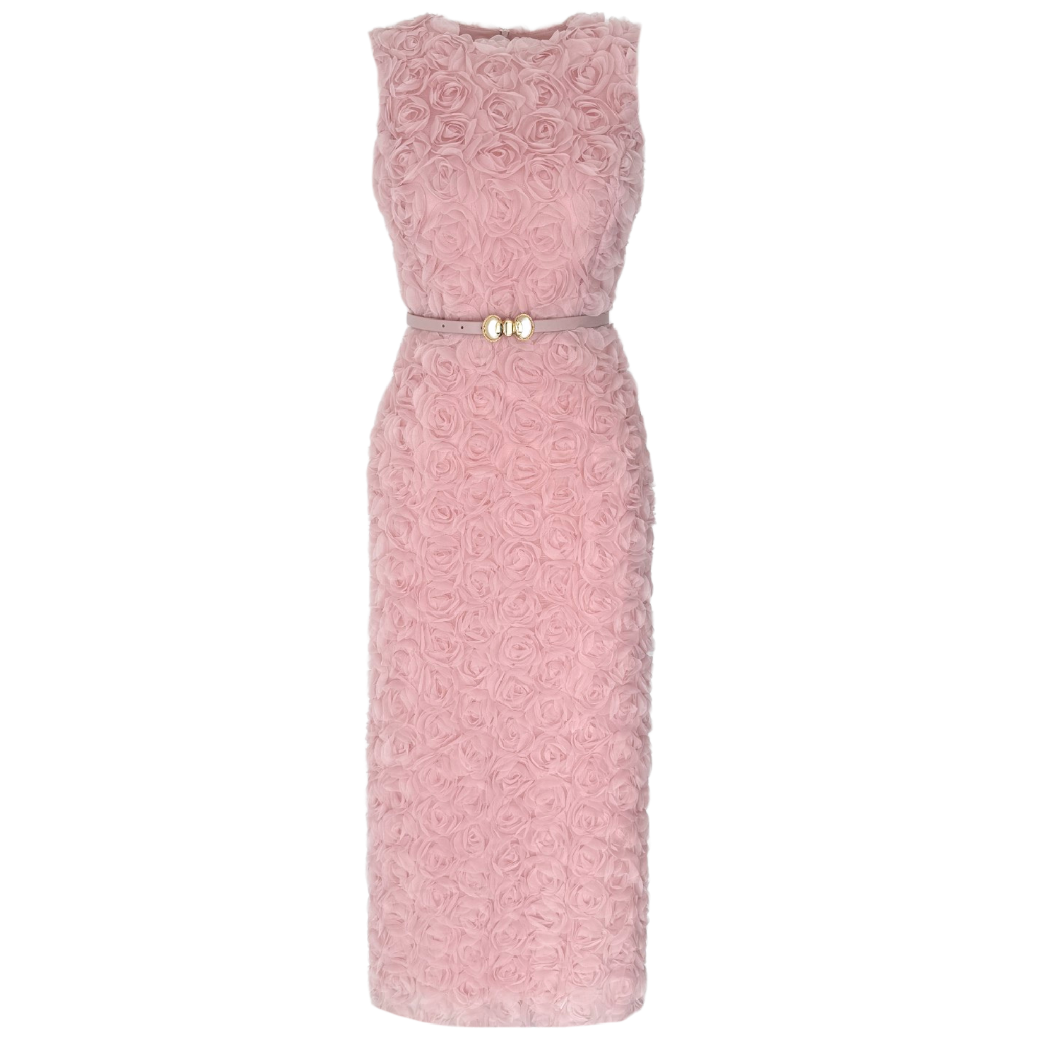 ROSALIE DESIGN DRESS POWDER PINK