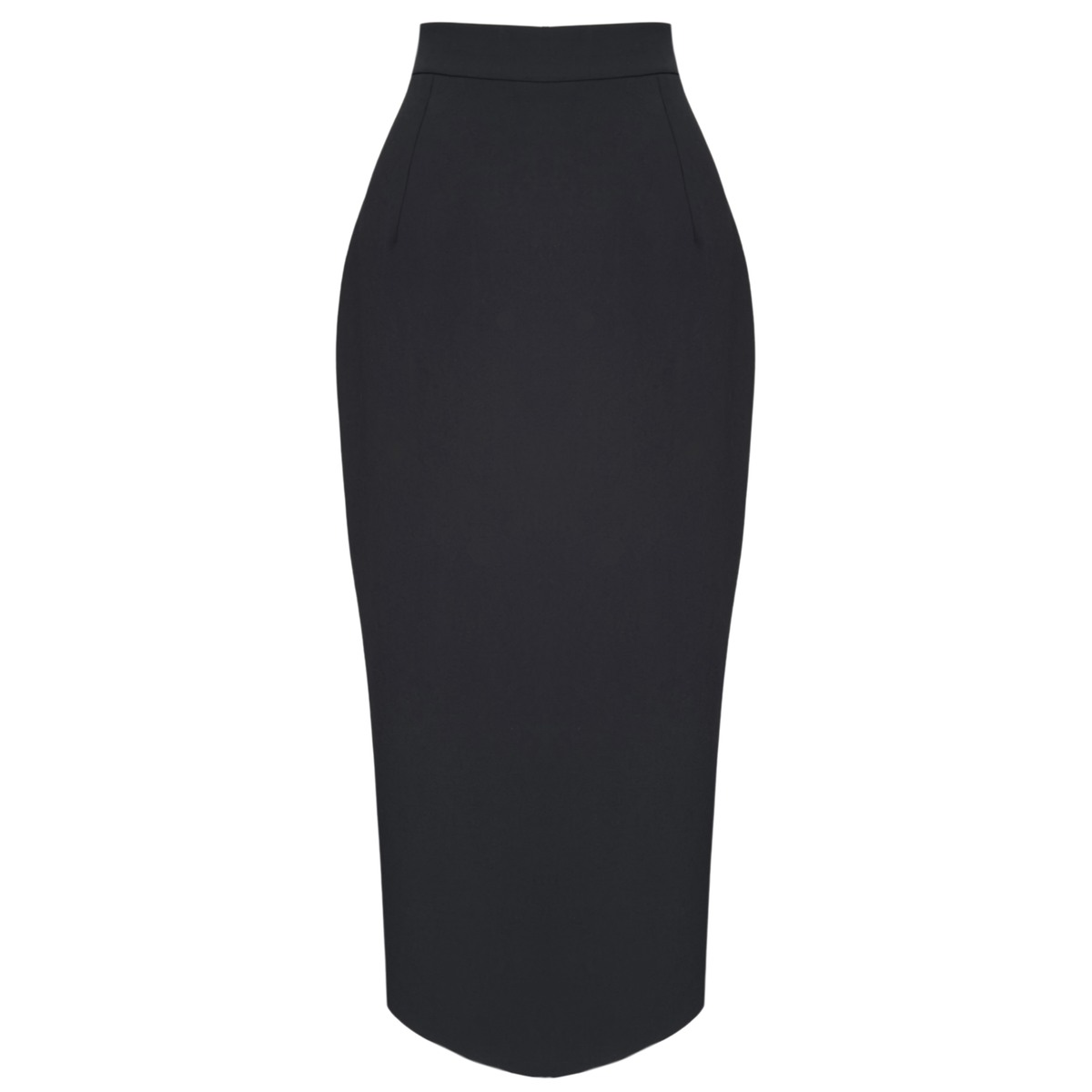 HIGH WAIST PENCIL SKIRT BLACK