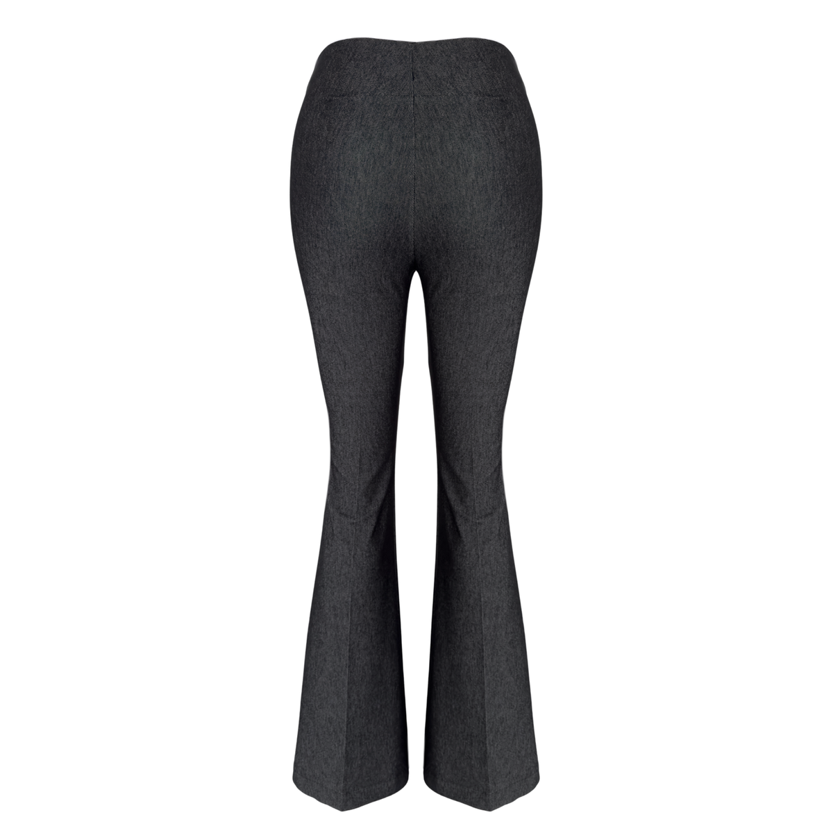 JANE FLARE DENIM TROUSERS GREY
