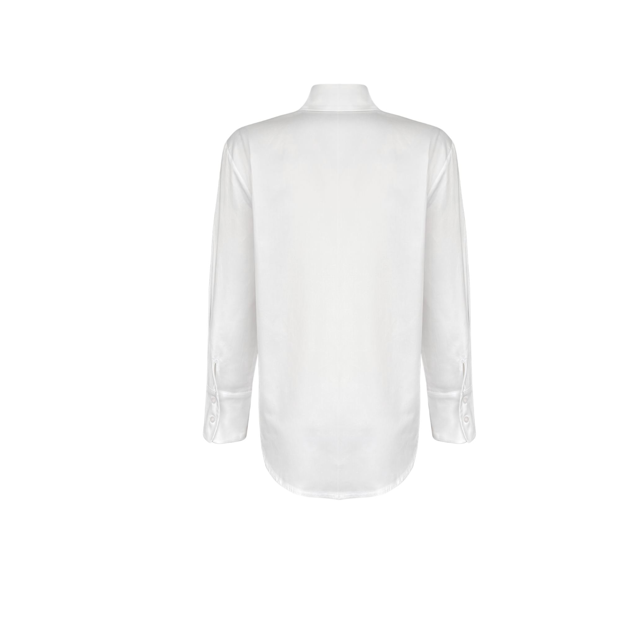 RUTH BELTED WAIST COTTON SHIRT ECRU