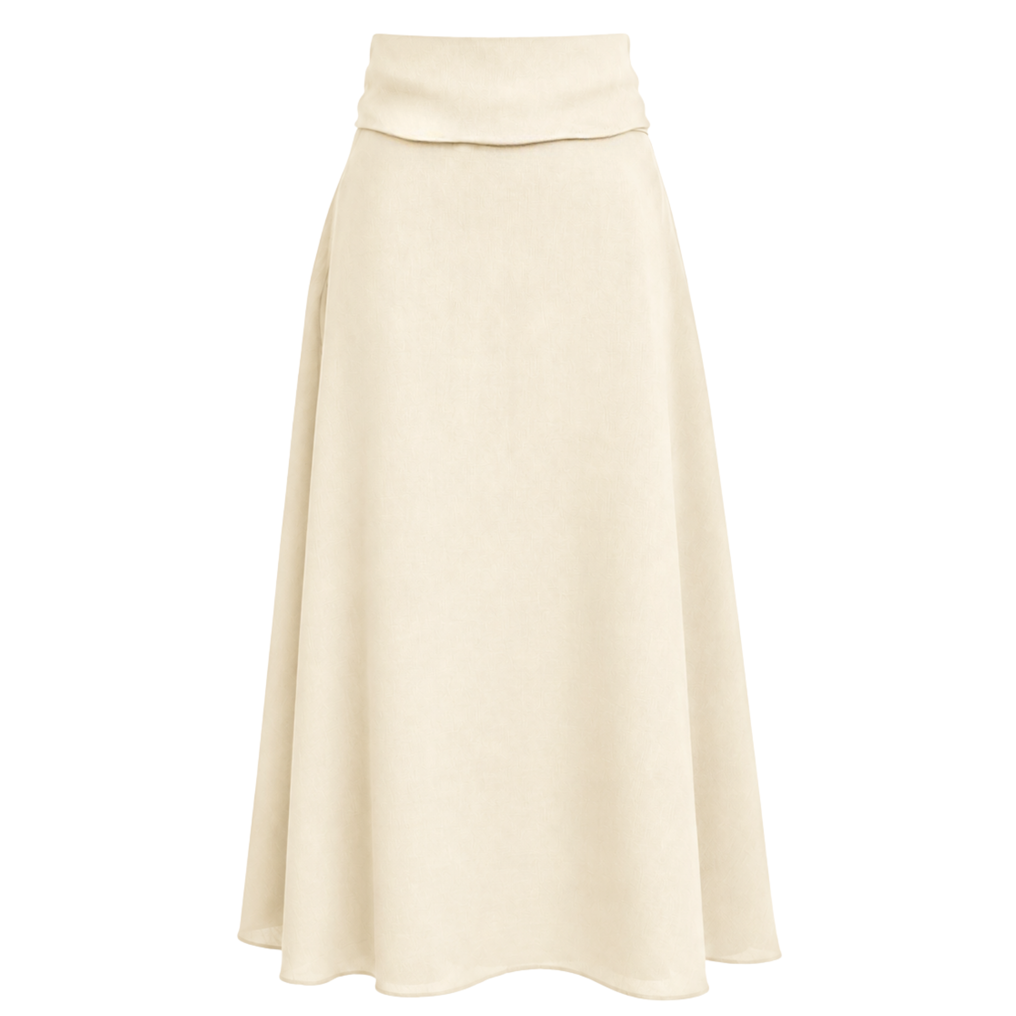 WAIST SASH DETAIL SKIRT VANILLA