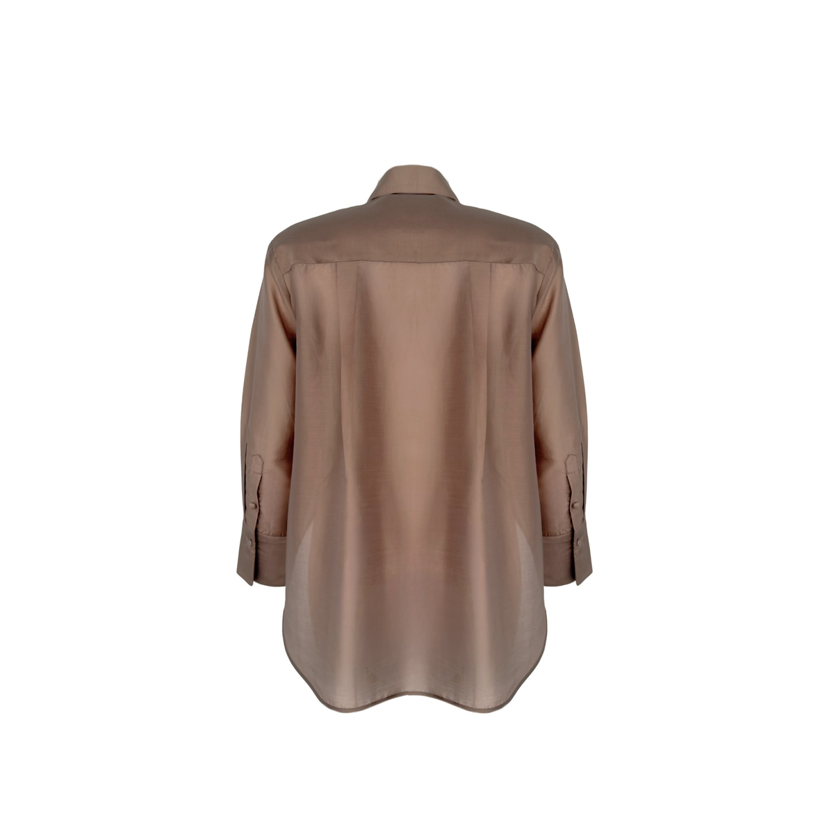 BEAD EMBROIDERY DETAIL SHIRT MINK
