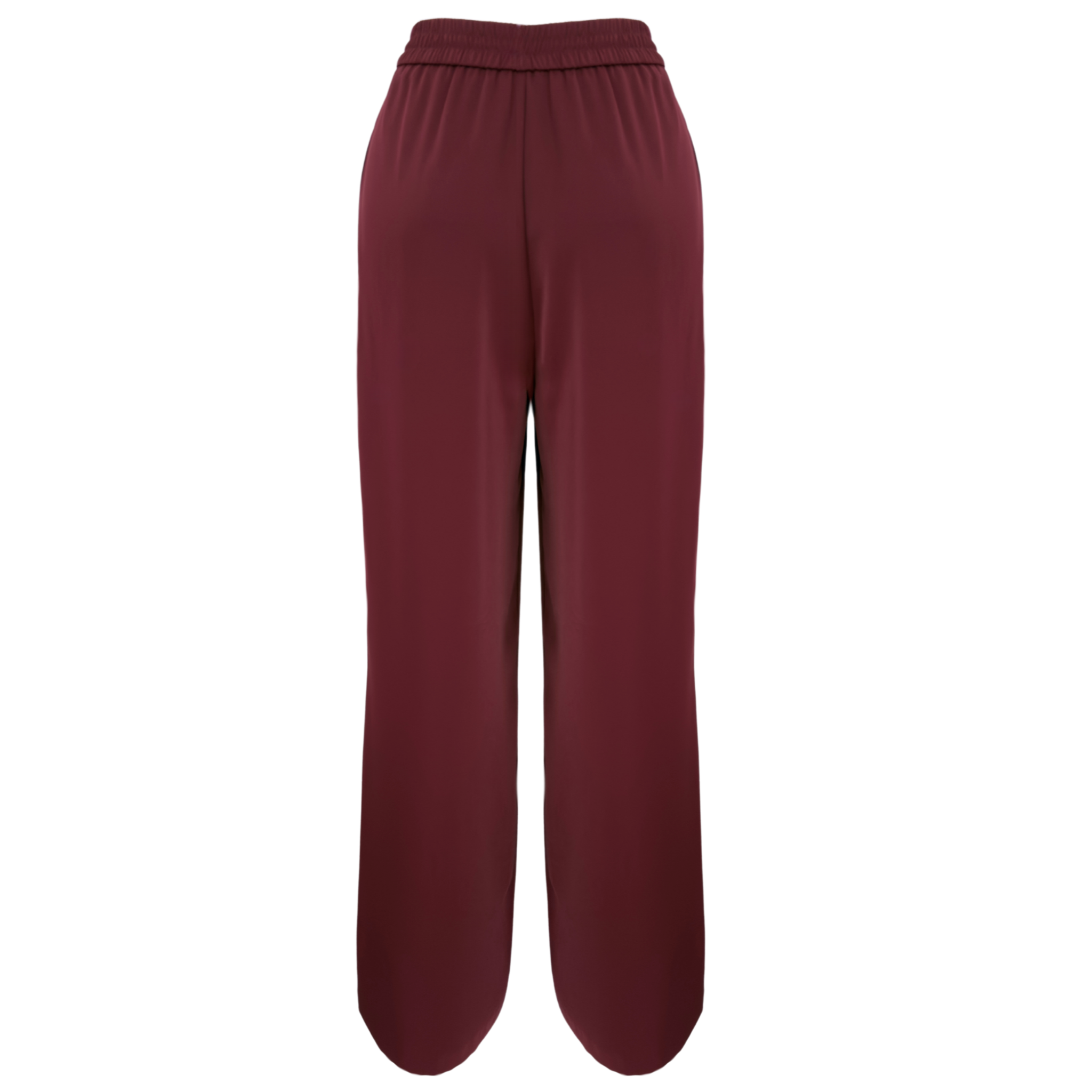 GENİŞ PAÇA PİLE DETAY DÖKÜMLÜ PANTOLON BORDO