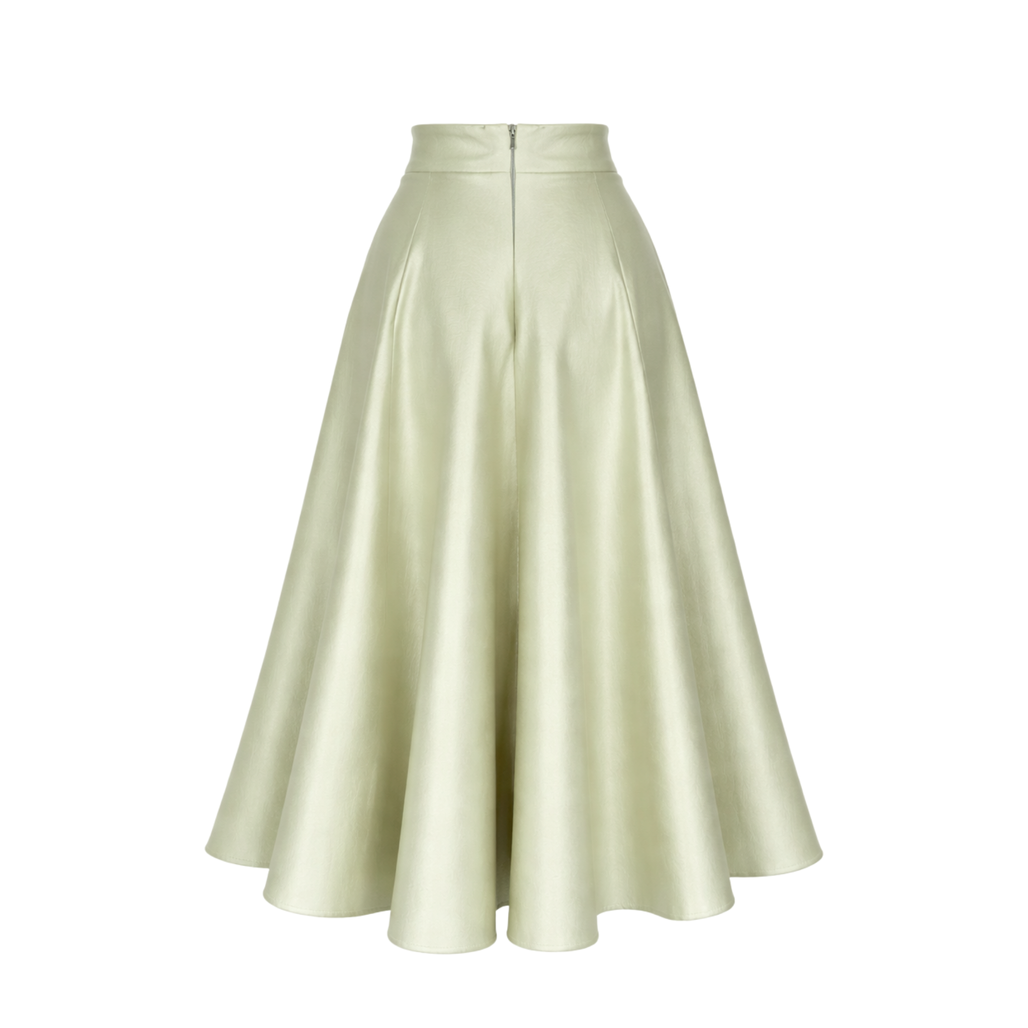 FLORAL APPLIQUÉ A-LINE SKIRT AND BLOUSE SET MINT