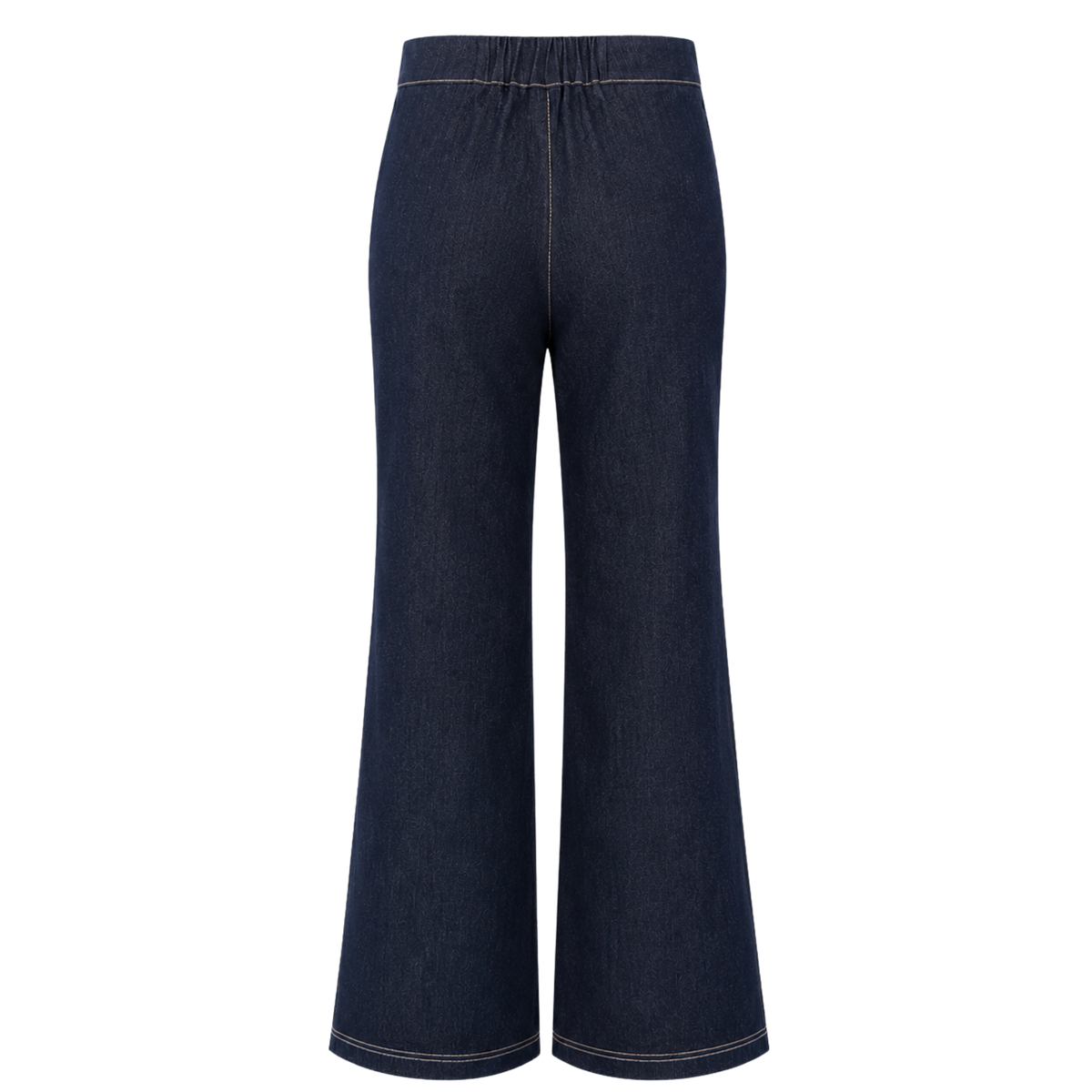 BELT DETAIL DENIM VEST AND TROUSERS SET INDIGO