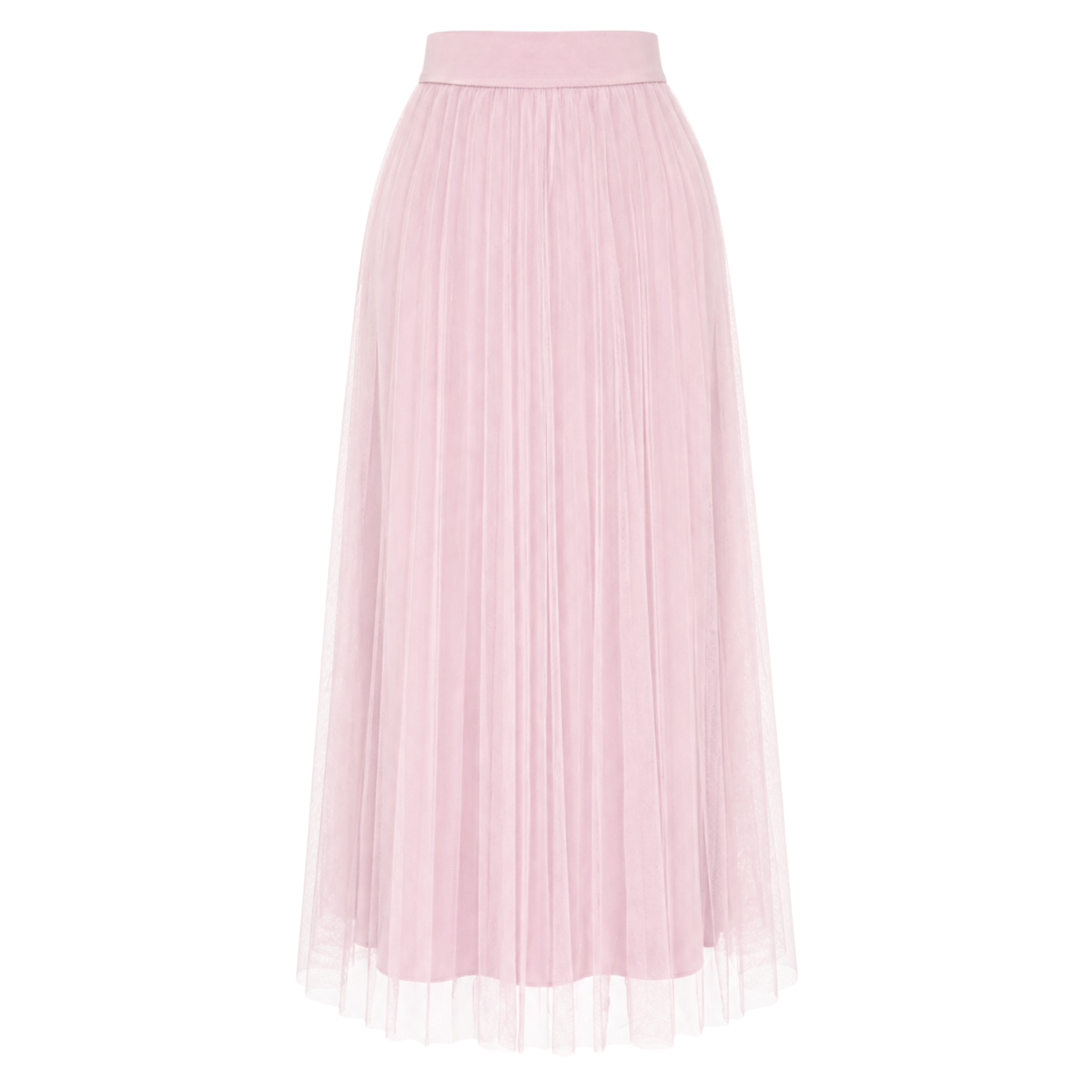 TULLE WITH VEST SKIRT SET PINK