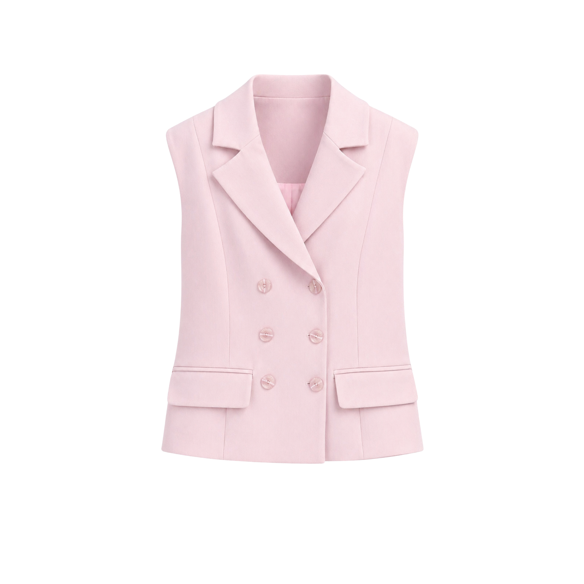 TULLE WITH VEST SKIRT SET PINK