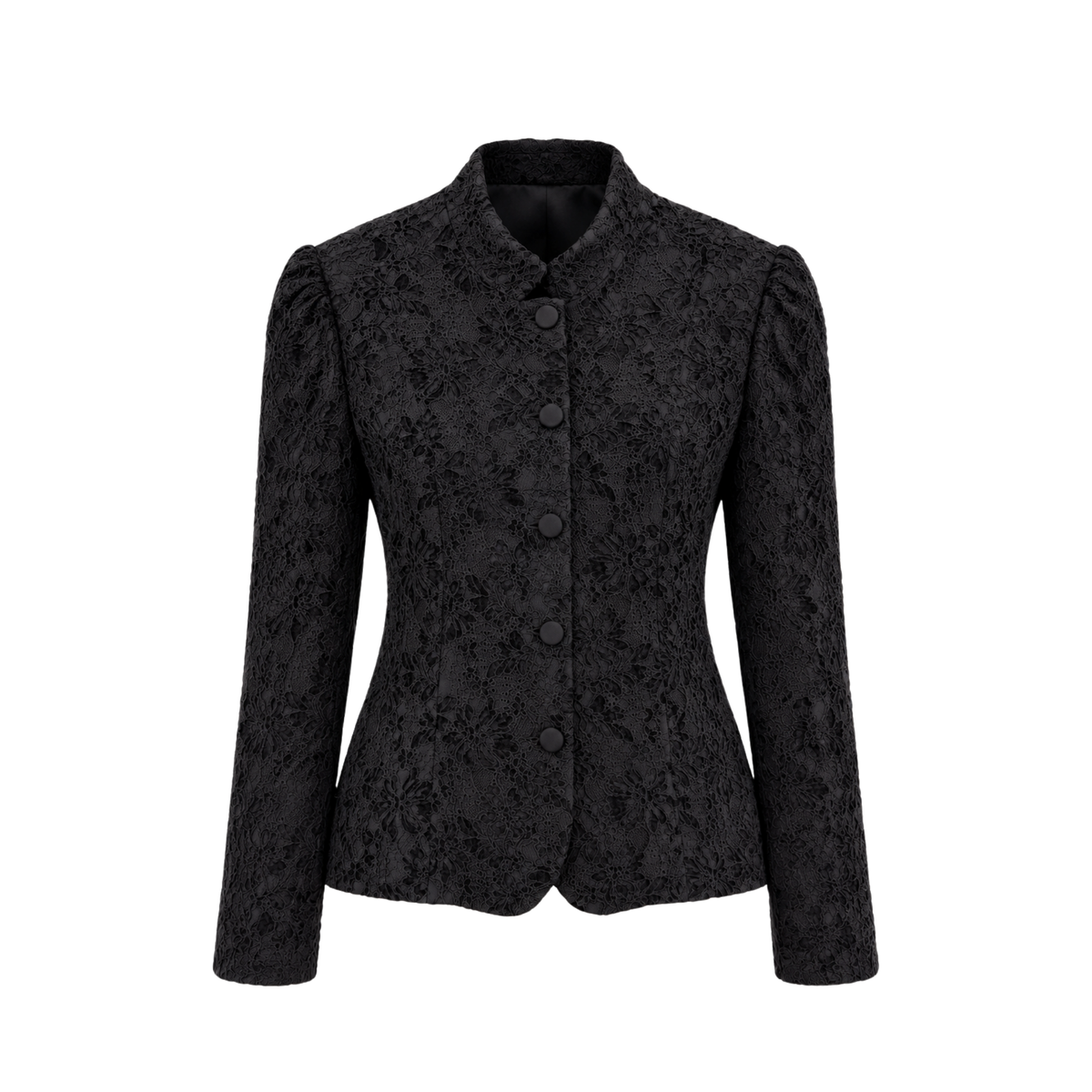 VELVET LACE JACKET BLACK