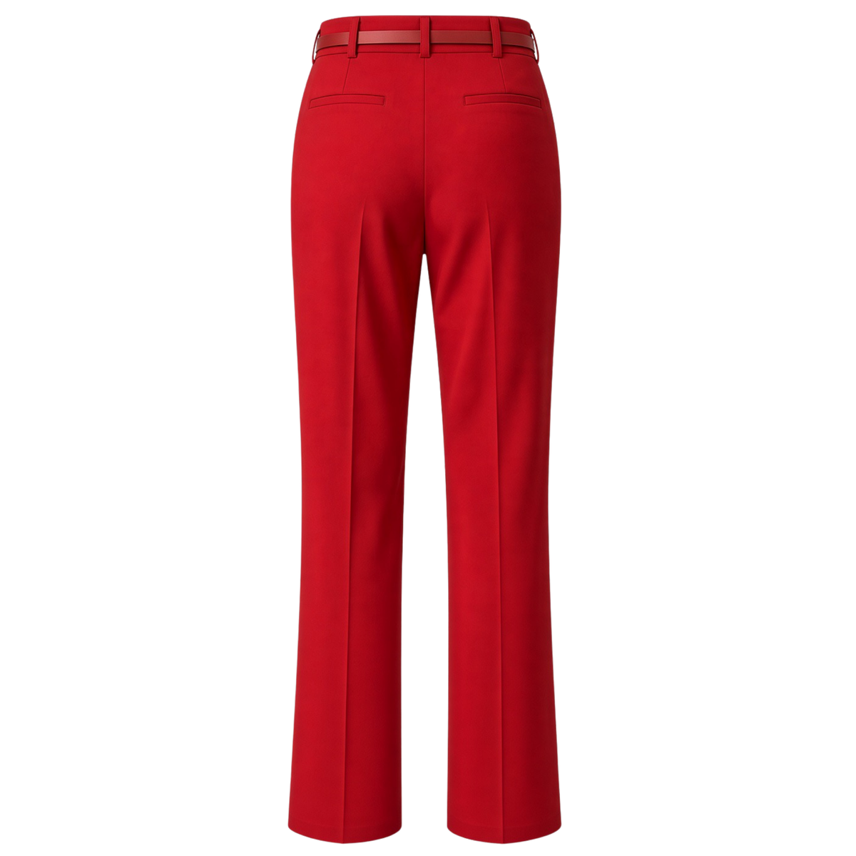JACKET AND TROUSER SET WITH DECORATIVE BUTTONS RED