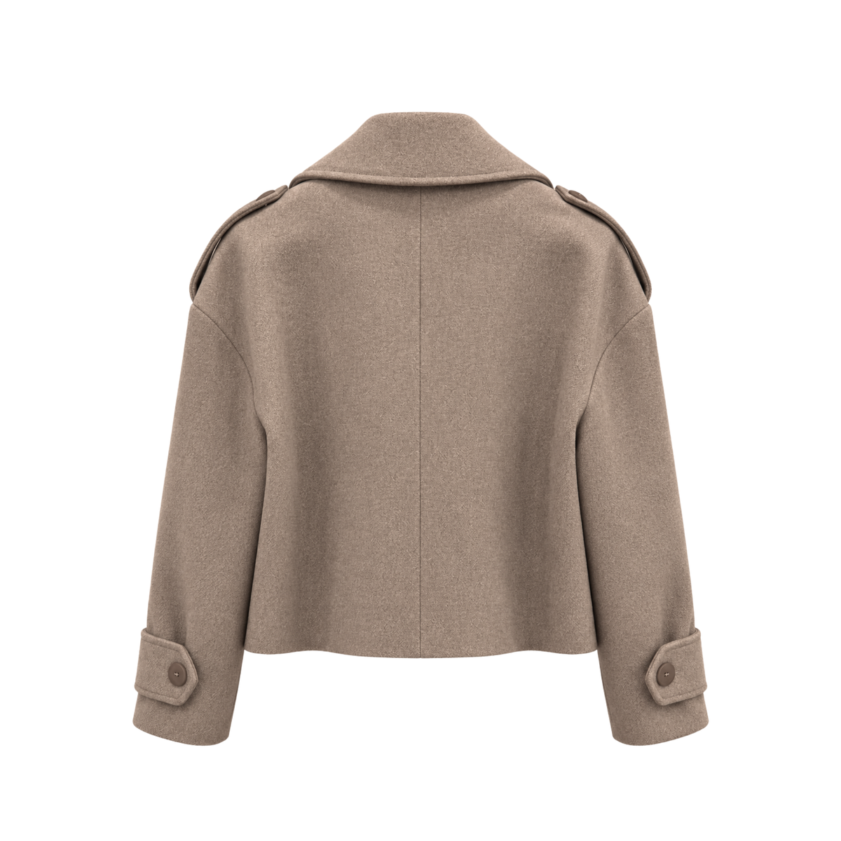 SIDE THE WRAP OVERSIZE CASHMERE COAT BEIGE