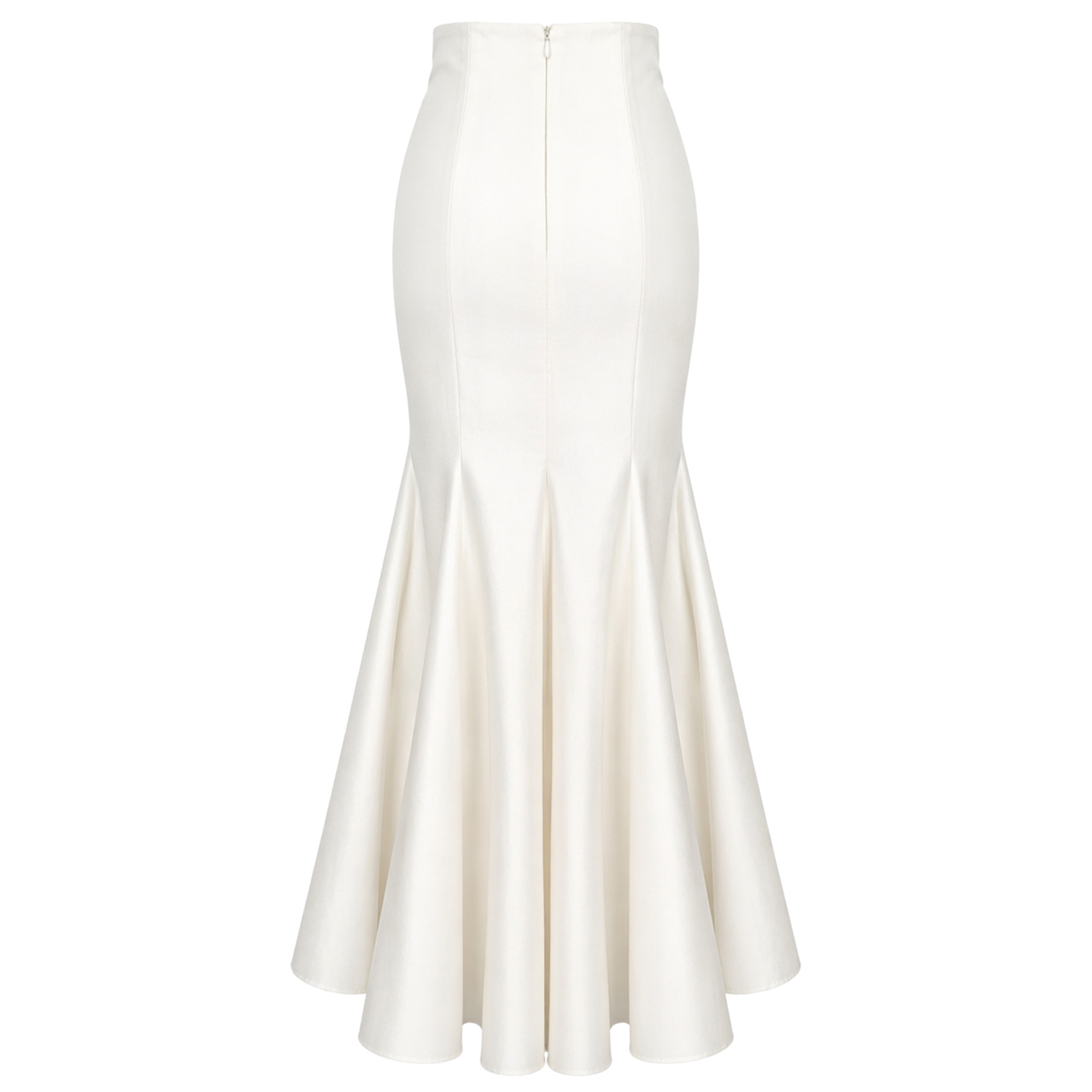 LENA MAXI LENGTH RUFFLED SKIRT ECRU