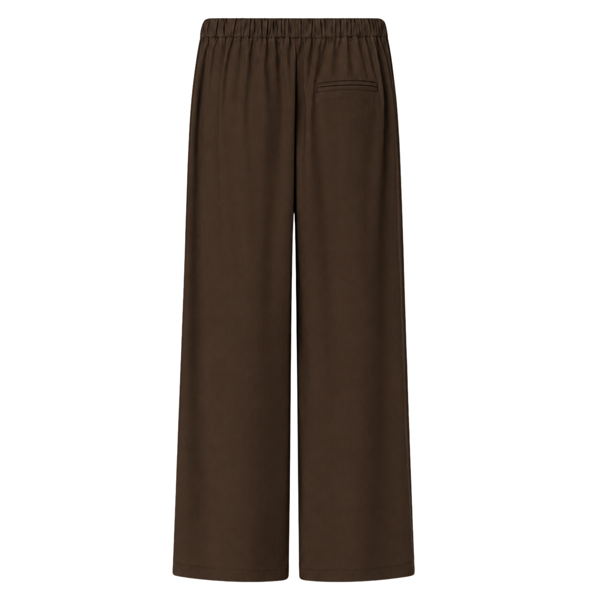 BELTED WAIST COLLAR DETAIL MODAL SET DARK BROWN
