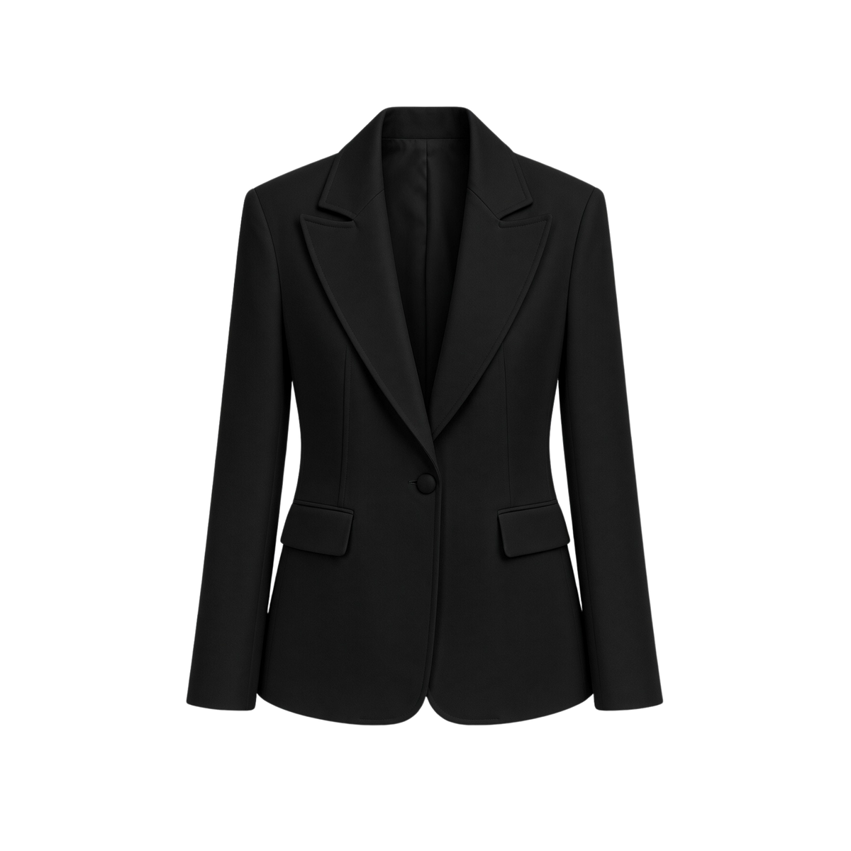 TEK DÜĞMELİ BLAZER CEKET SİYAH