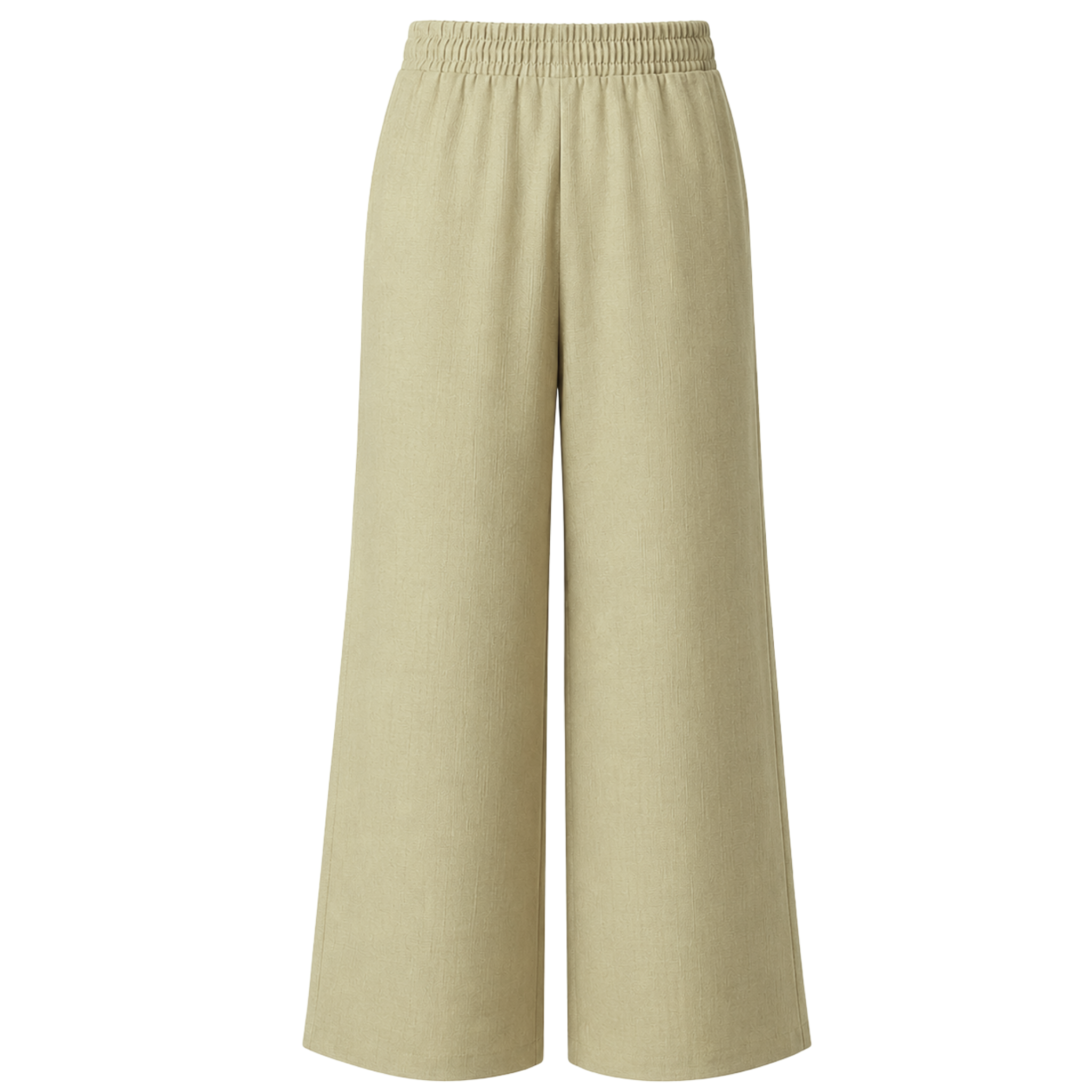 GOLD BUCKLE DETAIL BLOUSE AND TROUSERS SET OLIVE