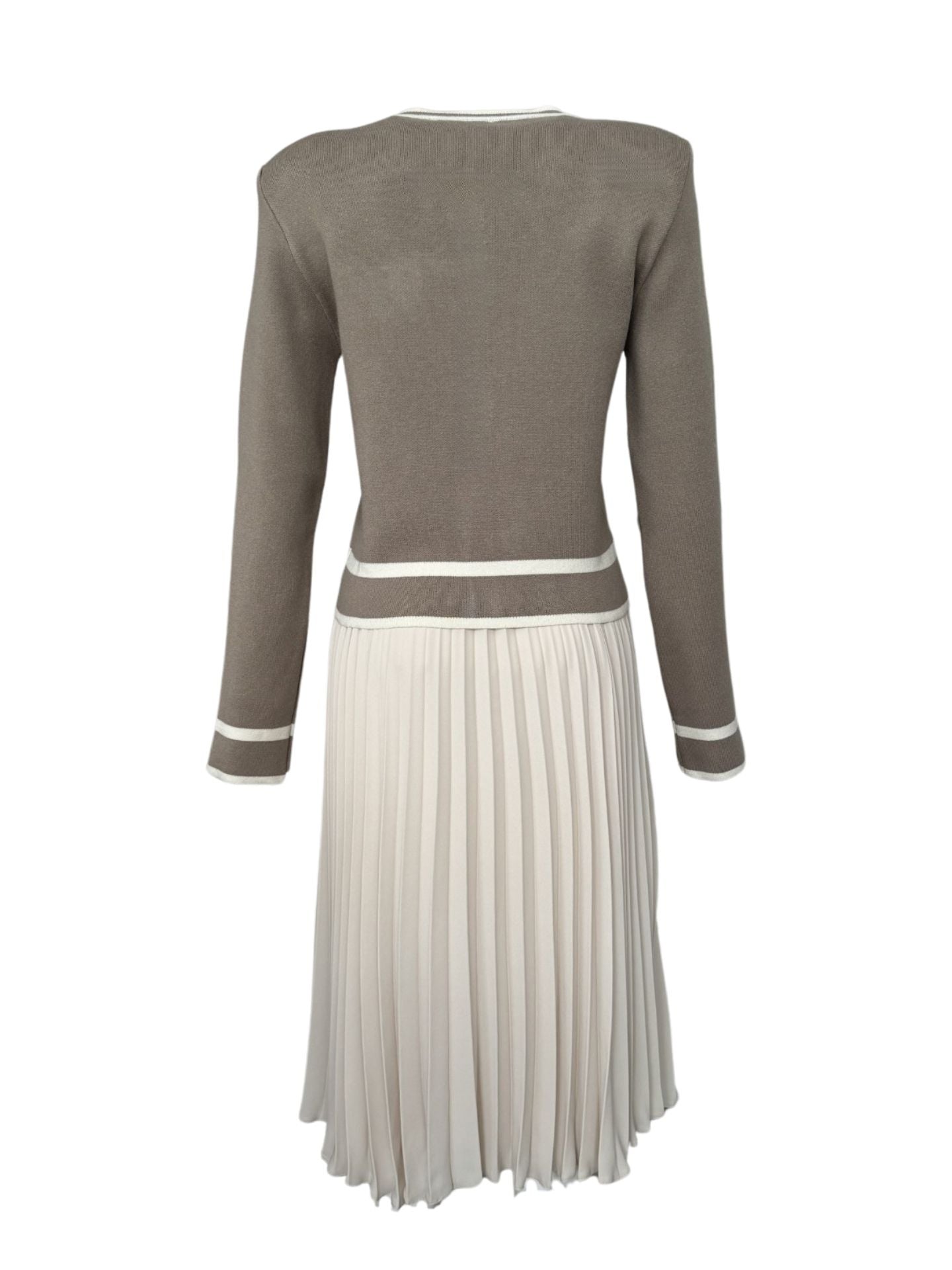 KNIT WITH JACKET SET MINK
