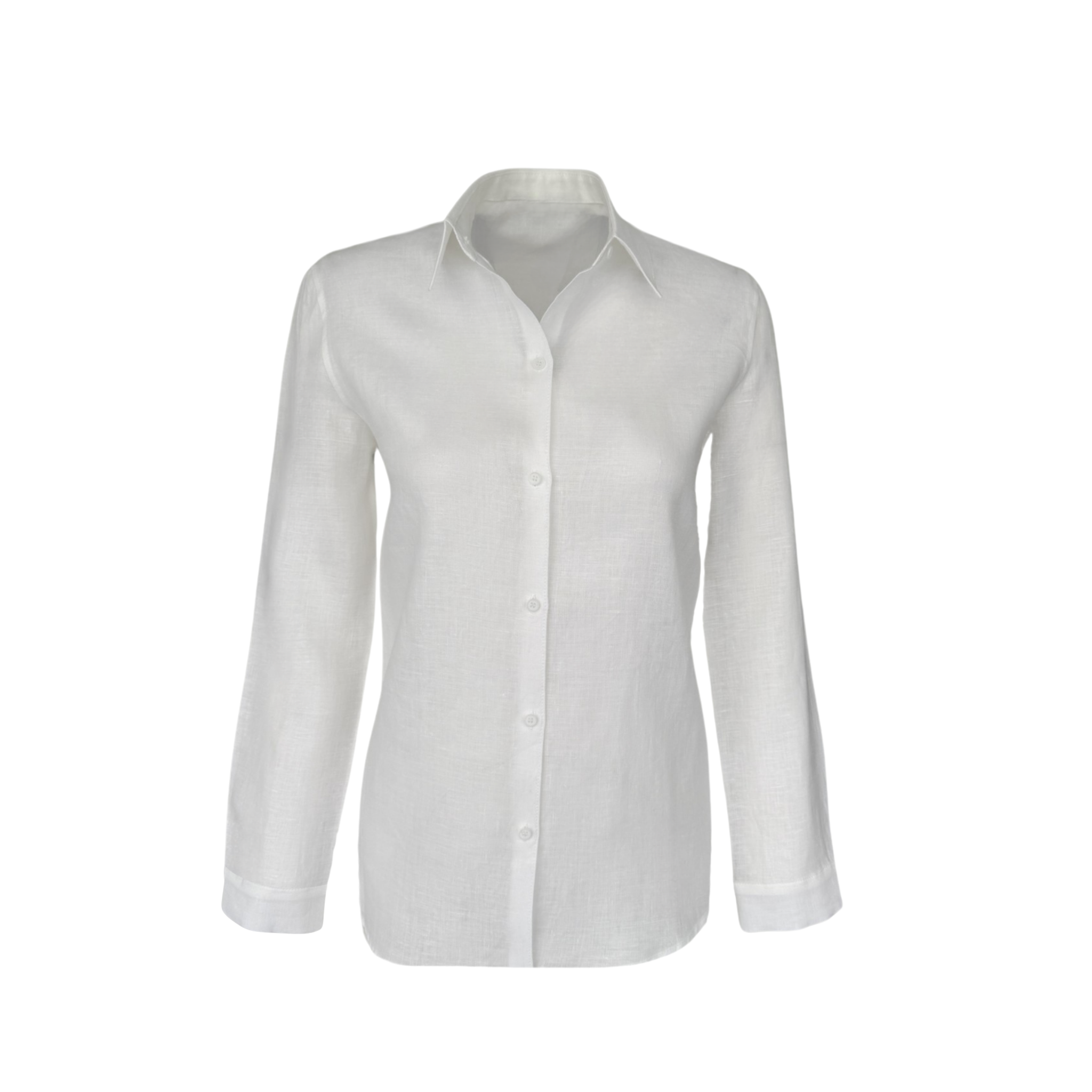 100% LINEN CLASSIC SHIRT ECRU