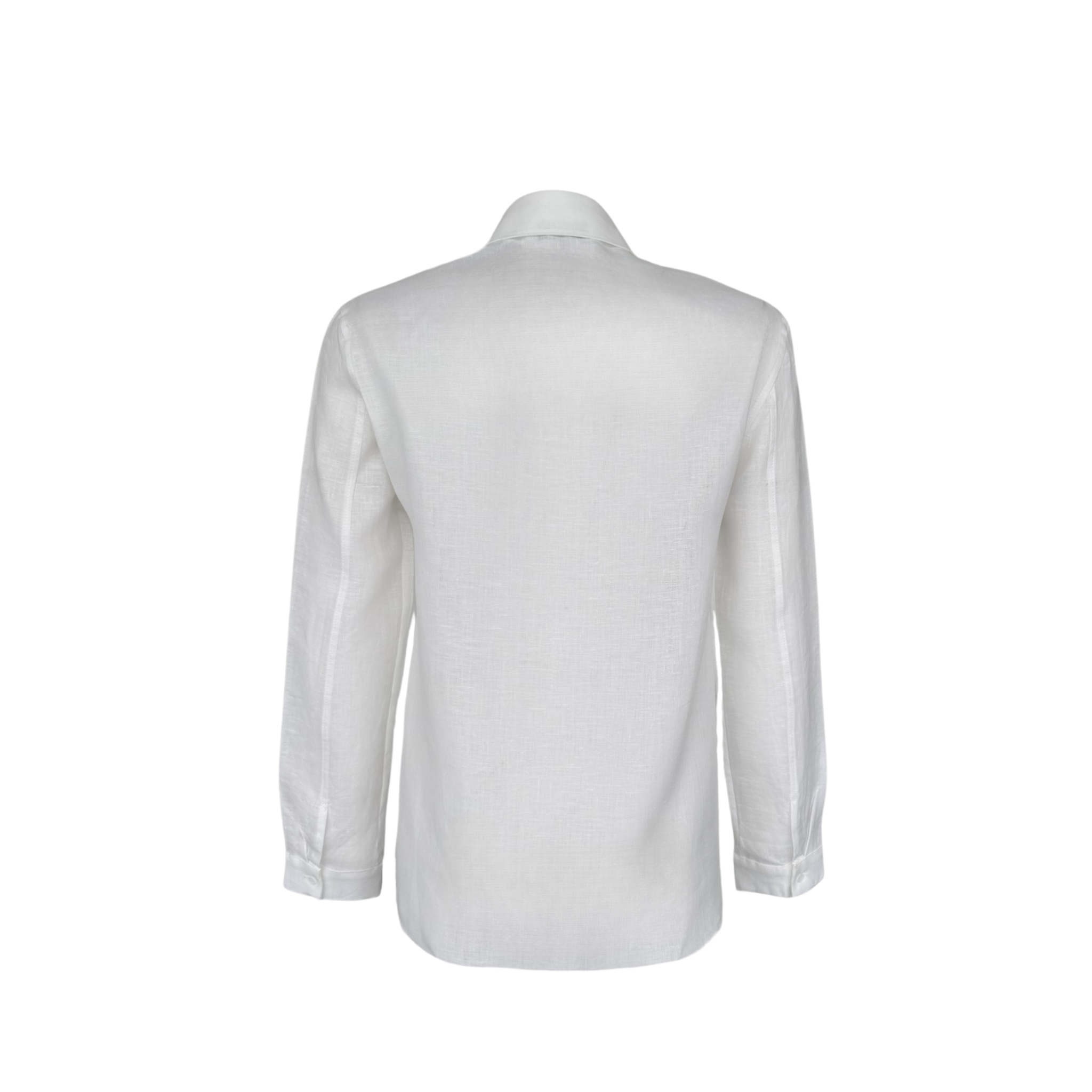 100% LINEN CLASSIC SHIRT ECRU