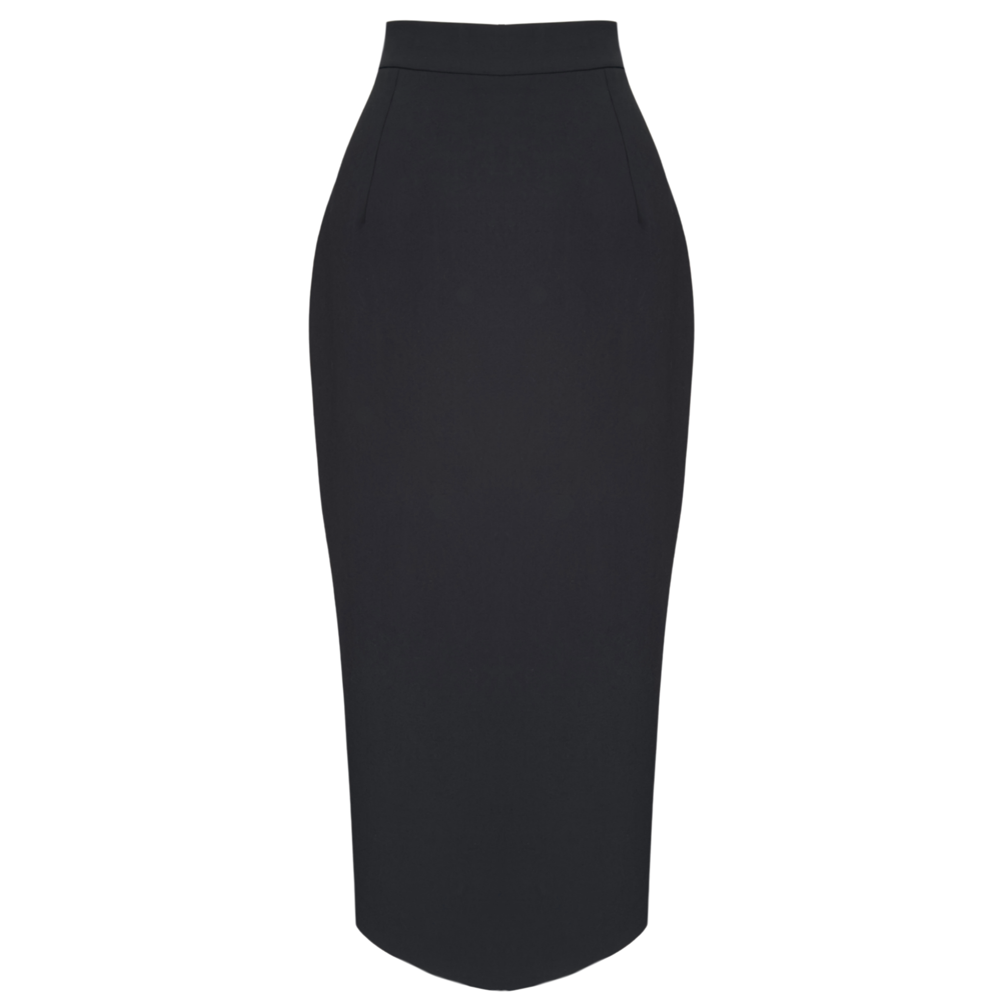 HIGH WAIST PENCIL SKIRT BLACK