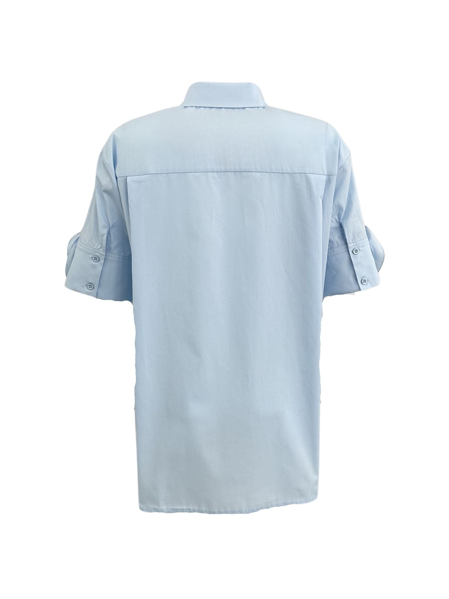 ROSE COTTON SHIRT BLUE