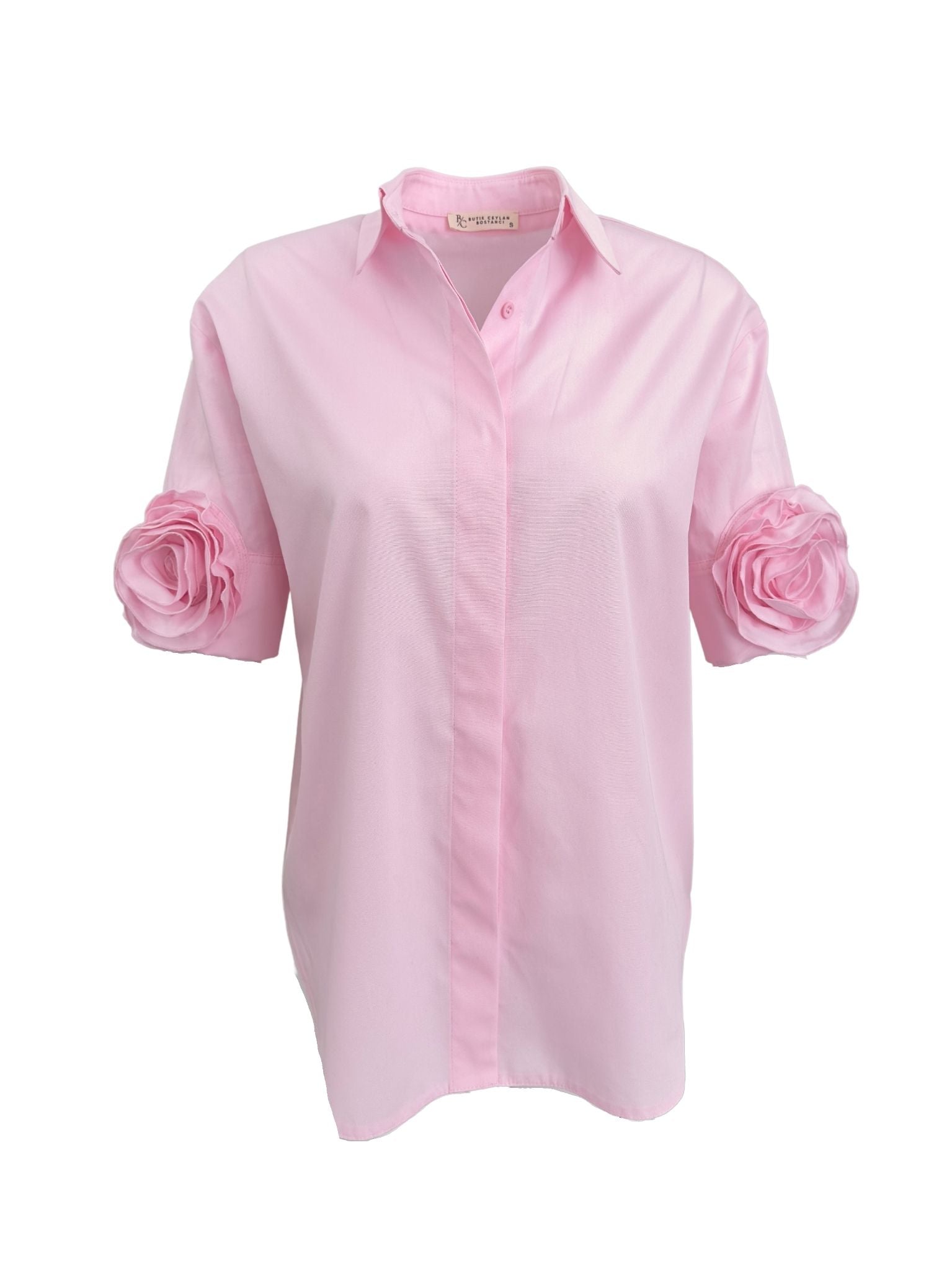 ROSE COTTON SHIRT PINK