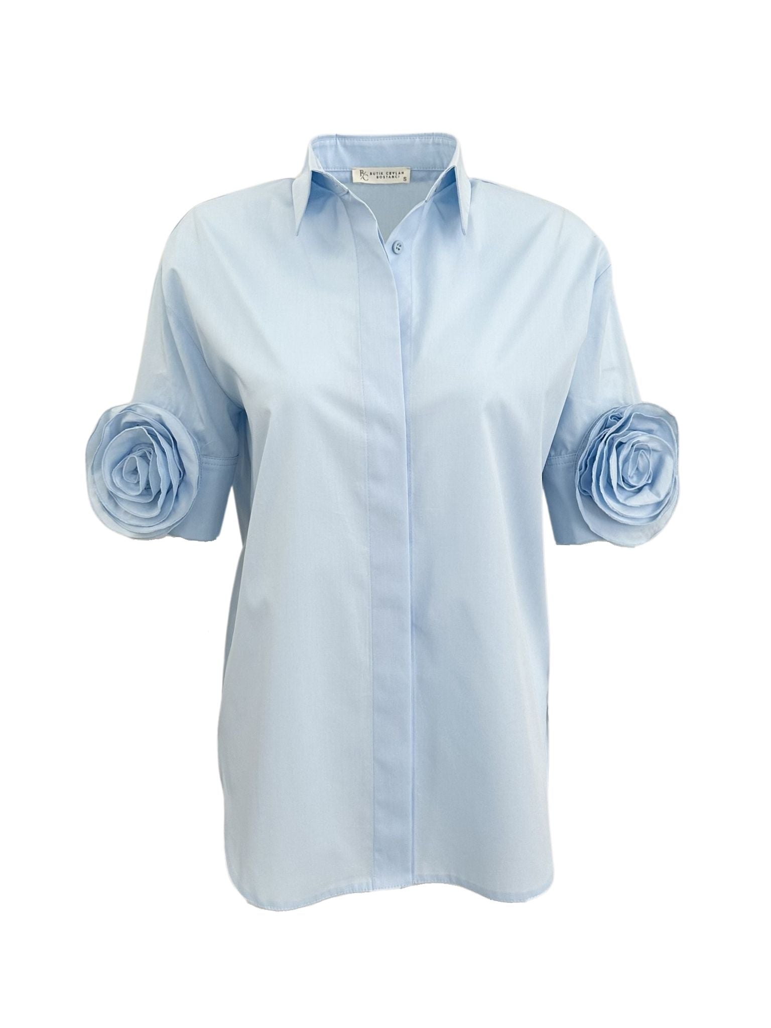 ROSE COTTON SHIRT BLUE