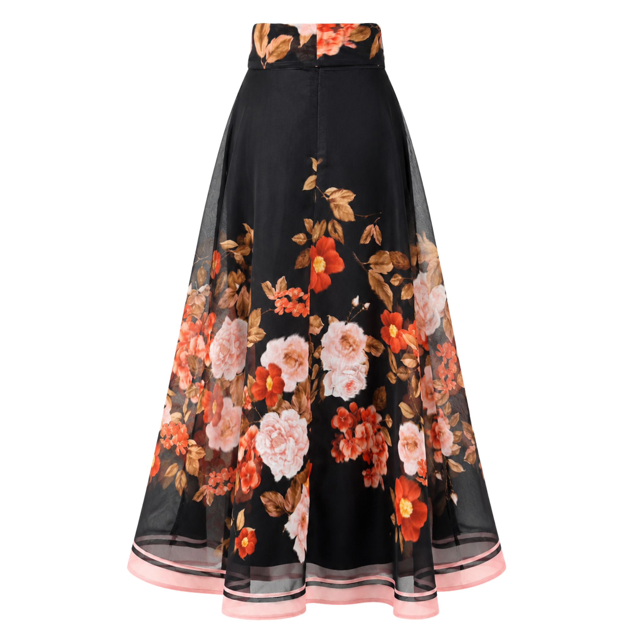 FLORAL DESEN ETEK VE GÖMLEK TAKIM SİYAH