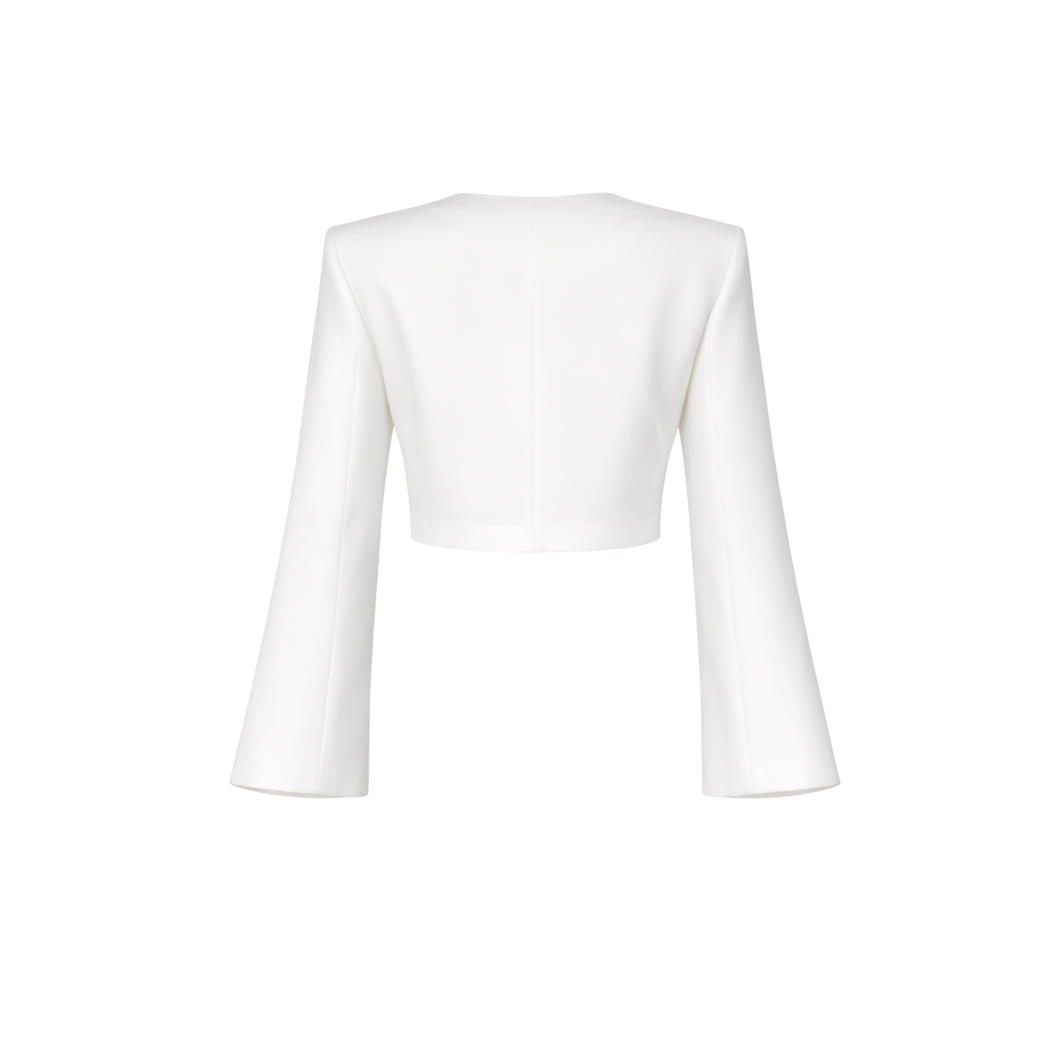 HOLLY COLLAR DETAIL SHORT JACKET ECRU