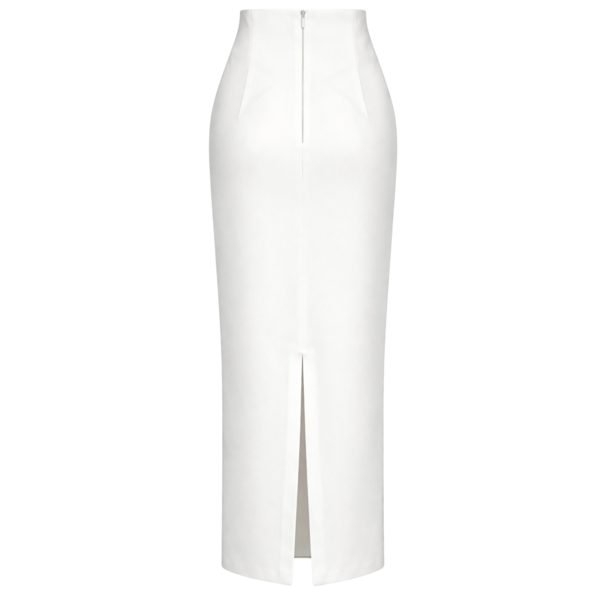 HOLLY HIGH WAIST PENCIL SKIRT ECRU