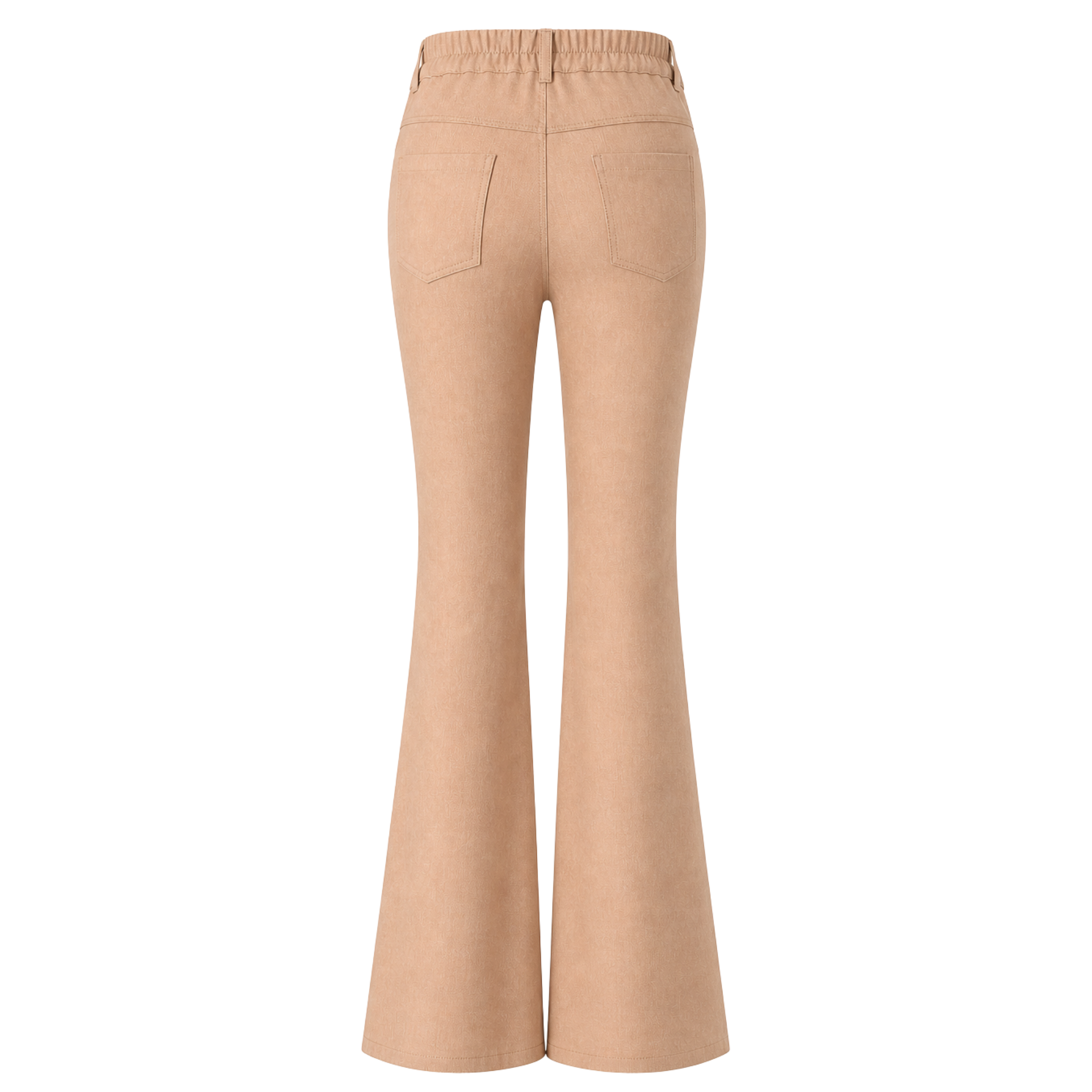HEART COLLAR ZIP DETAIL SET CAMEL