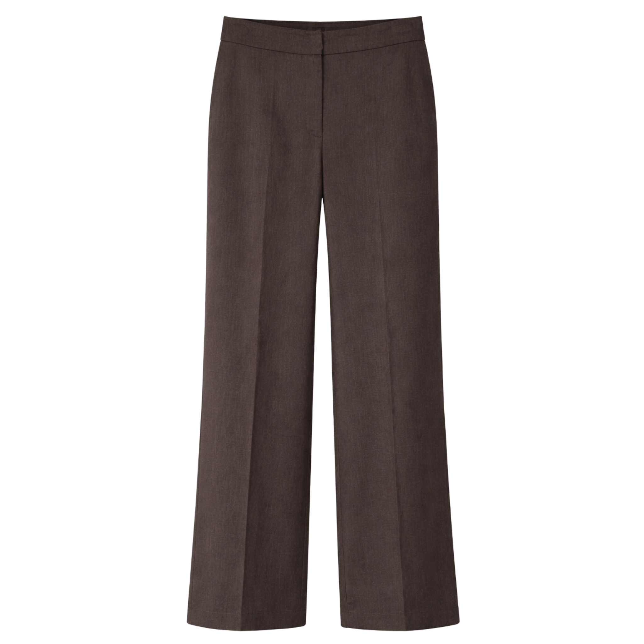 WAIST DETAIL 100% LINEN SET BROWN