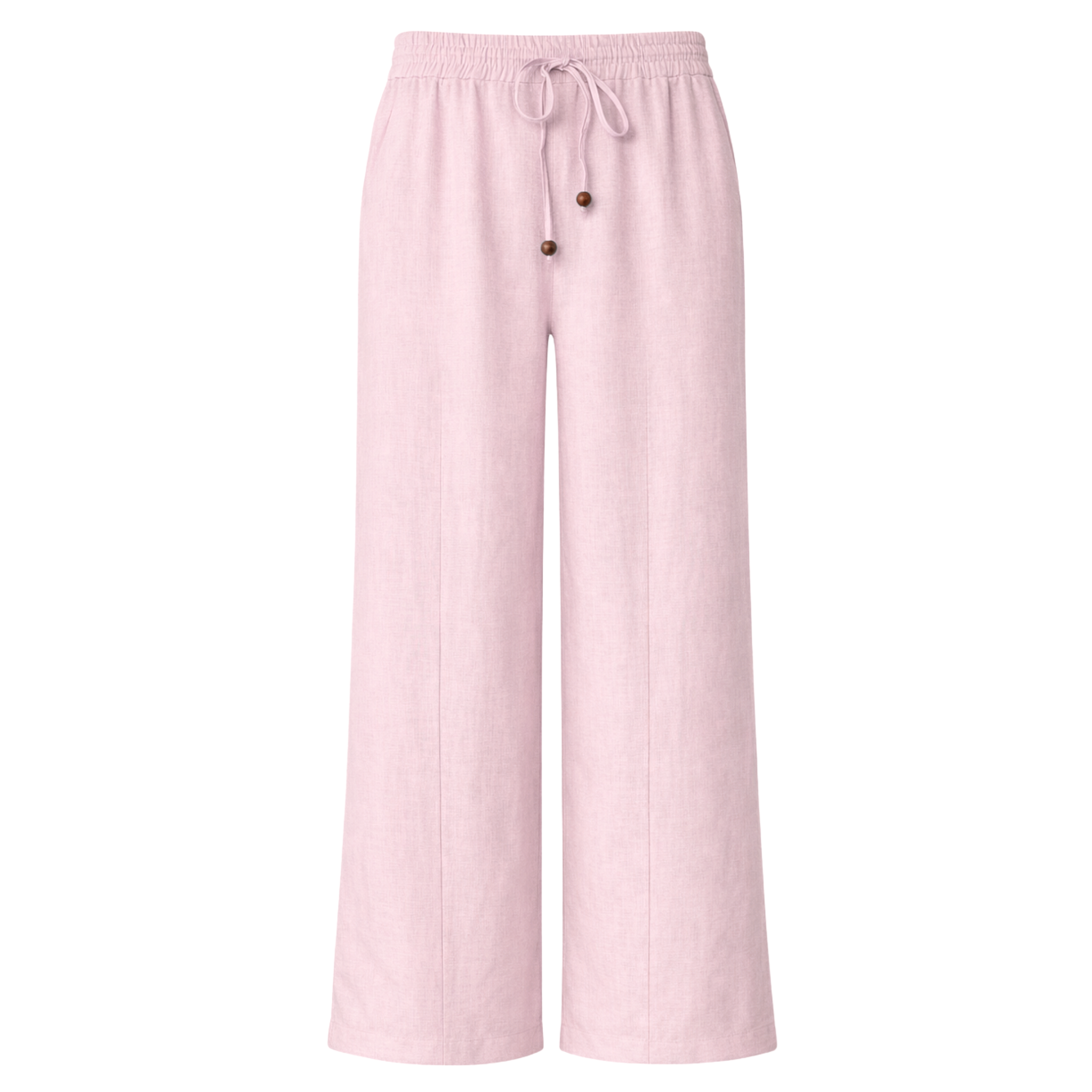 WRAP CLOSURE 100% LINEN SET PINK