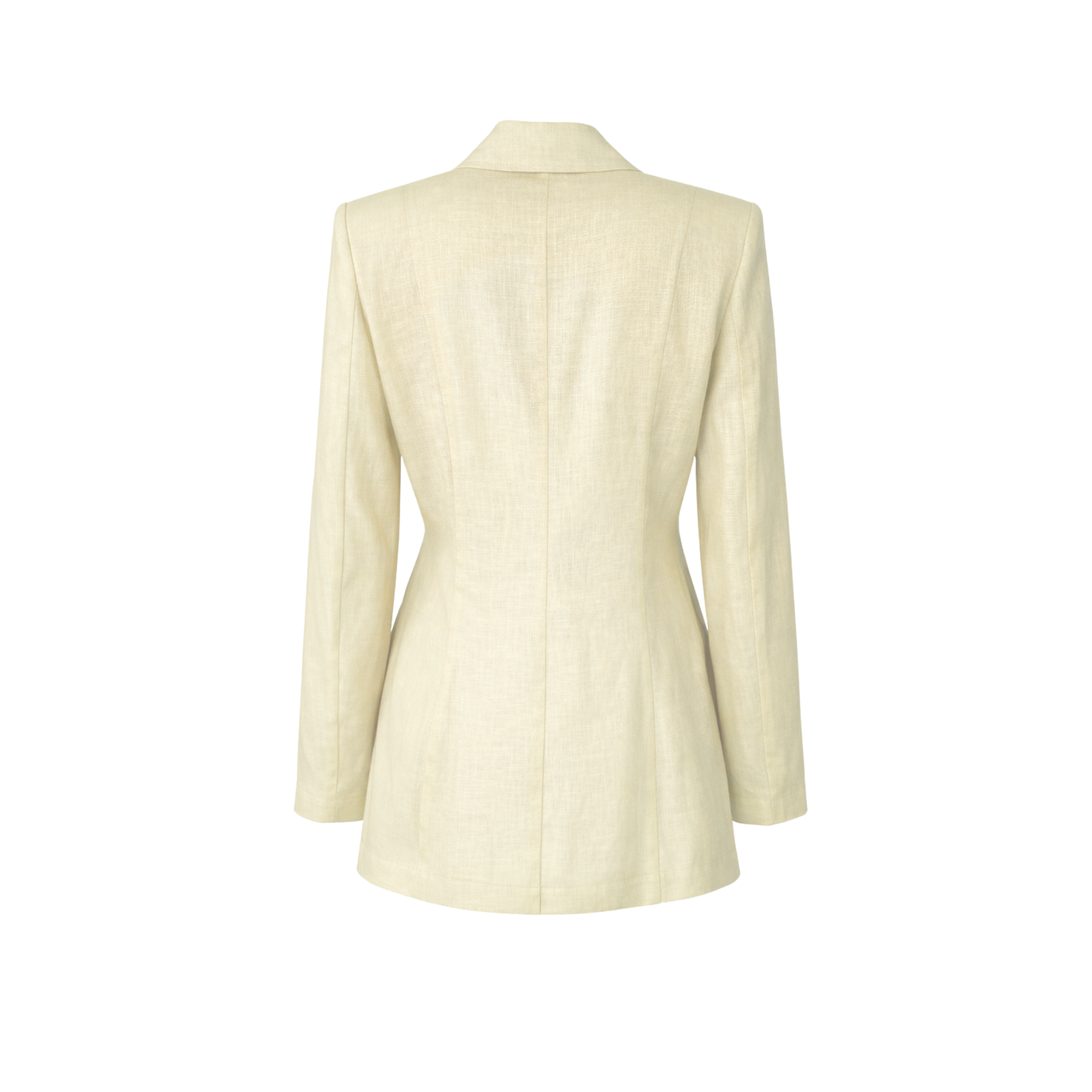 WRAP CLOSURE 100% LINEN SET LIGHT YELLOW