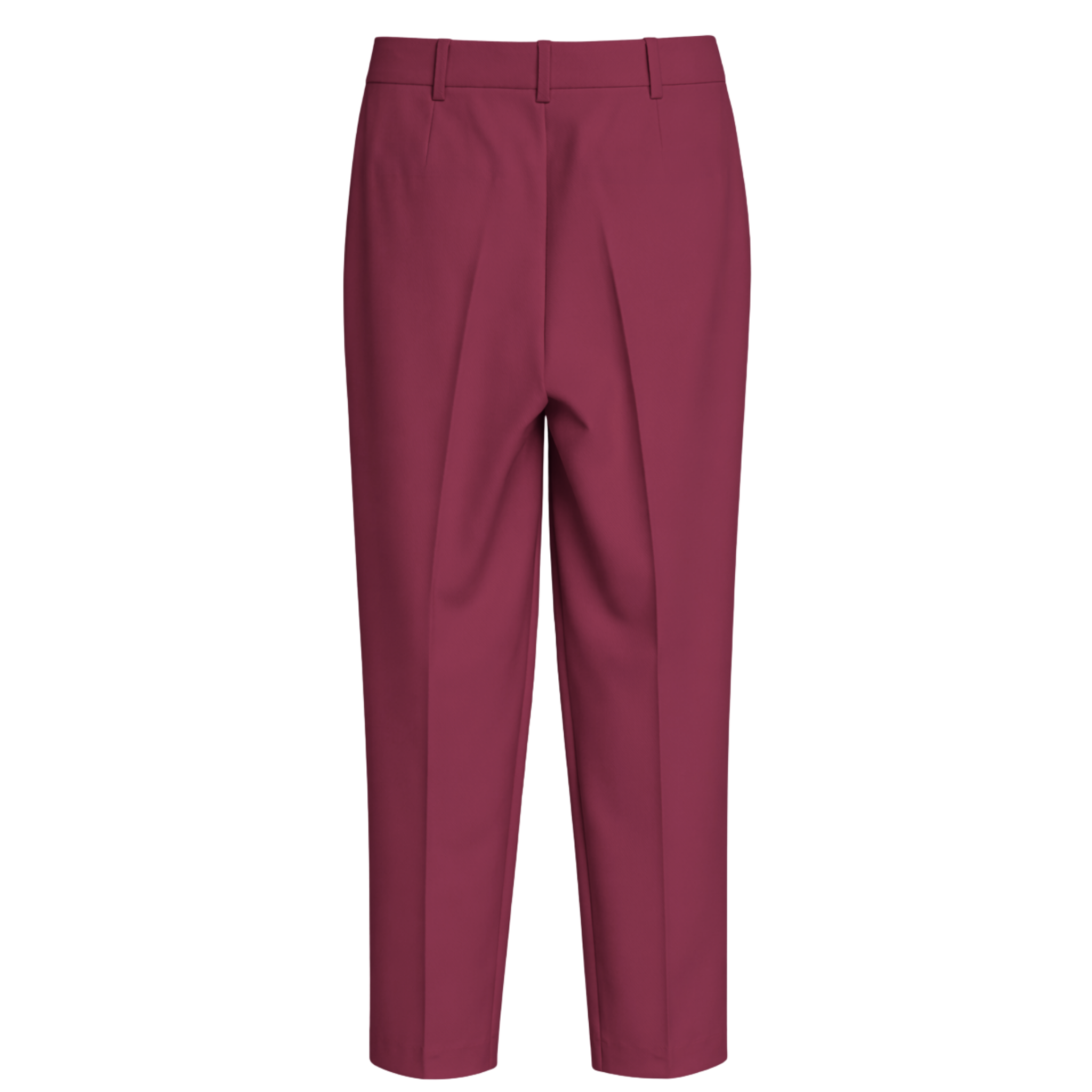 SINGLE BUTTONED JACKET AND TROUSERS SET BURGUNDY