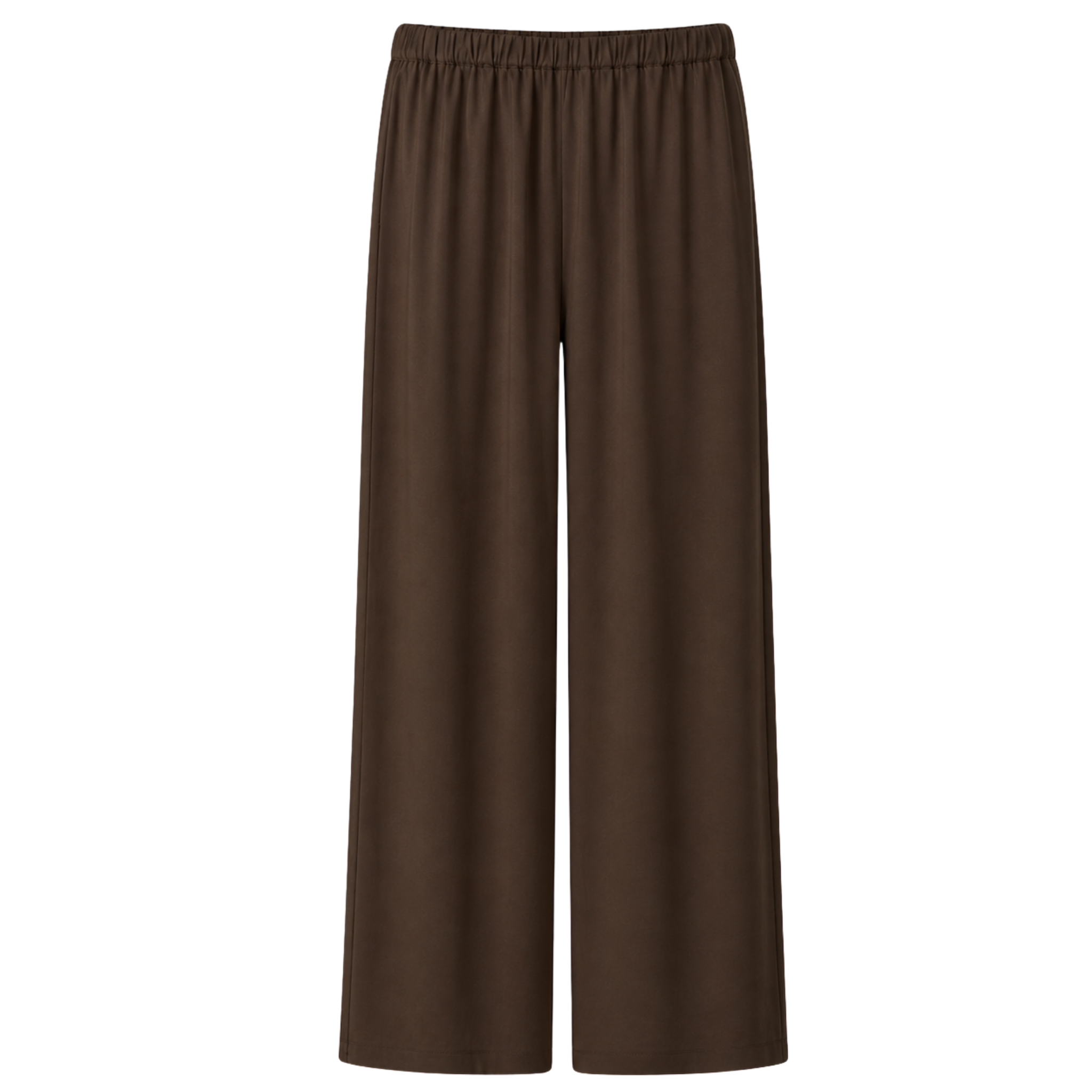 BELTED WAIST COLLAR DETAIL MODAL SET DARK BROWN