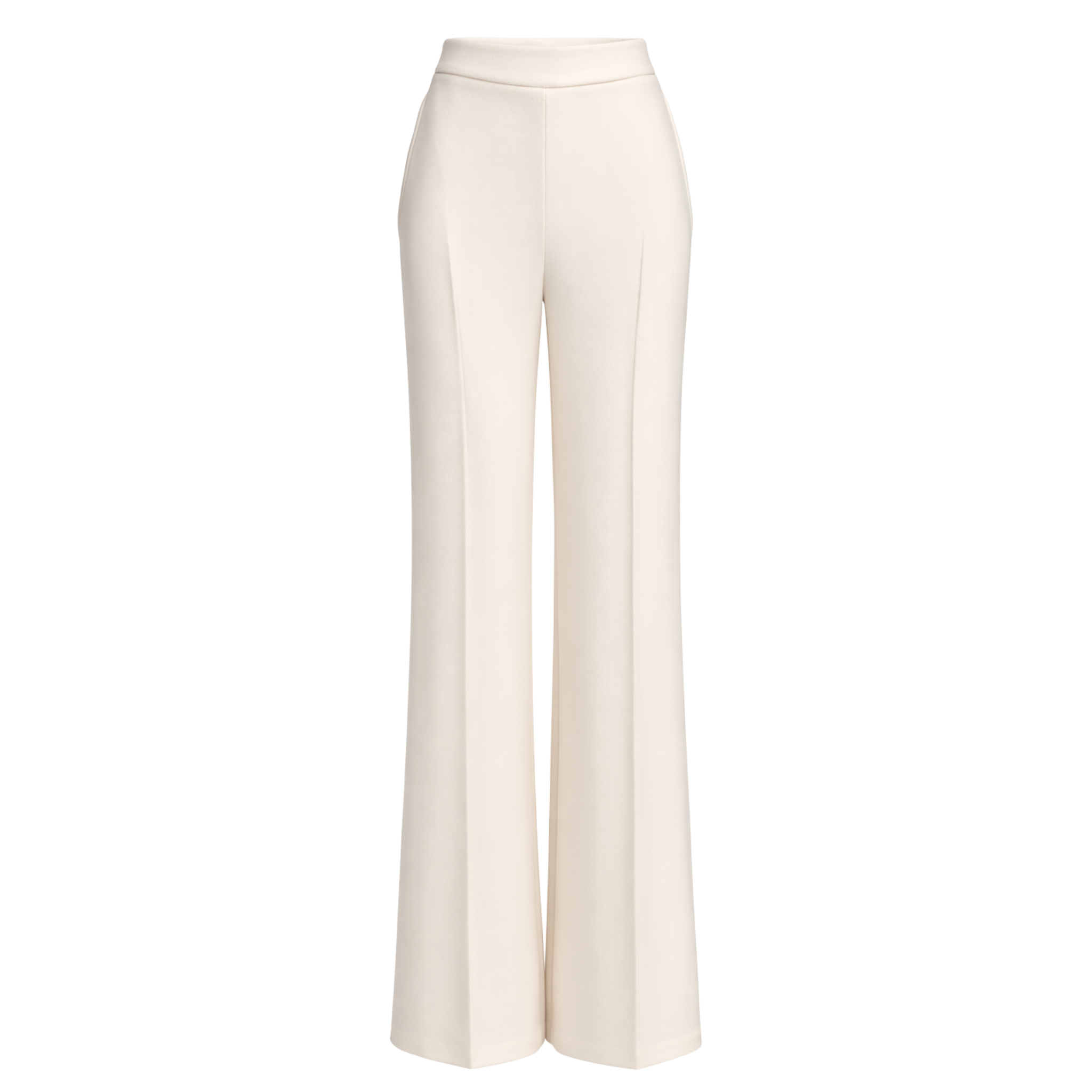 EMBROIDERY SHOULDERS DETAIL JACKET AND TROUSERS SET ECRU