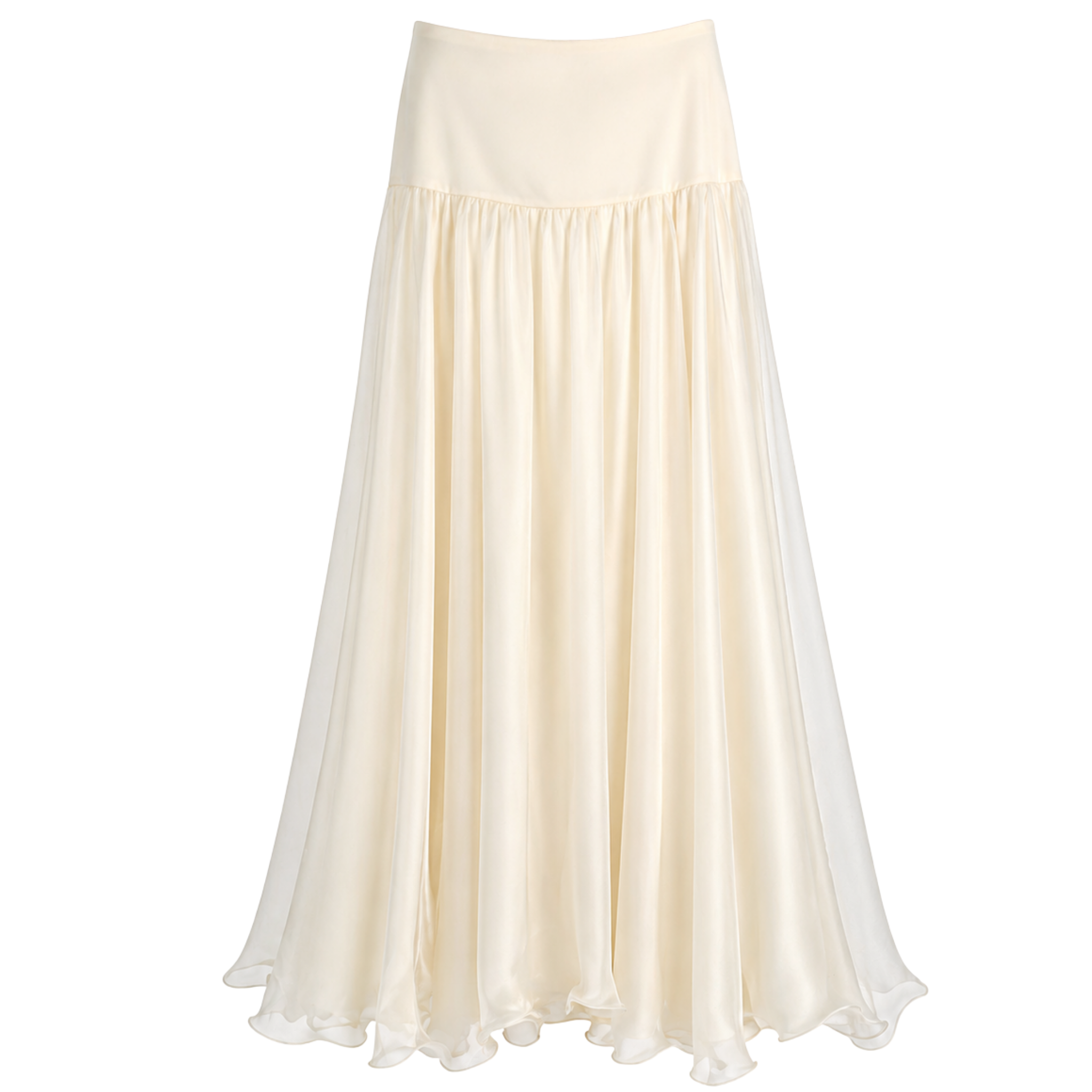 PEONY EMBROIDERY DETAIL SKIRTED SET ECRU
