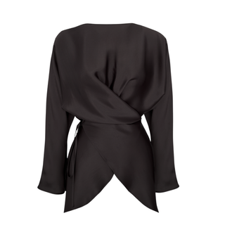 %100 RAYON SATEN IŞILTILI TAKIM KOYU KAHVE