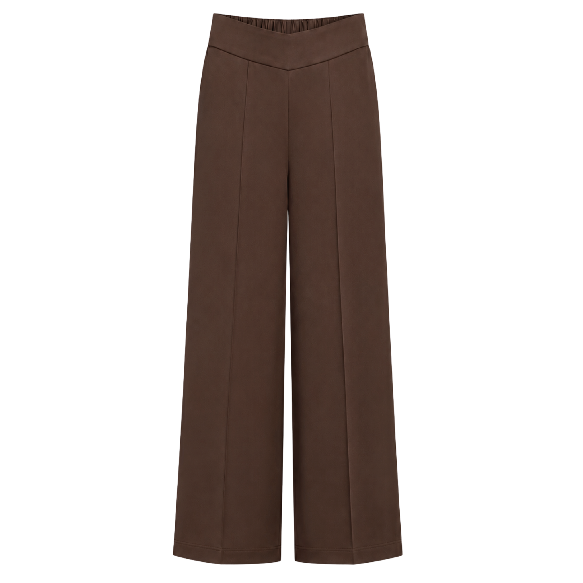 ASİMETRİK KESİM %100 RAYON SATEN IŞILTILI TAKIM KAHVE