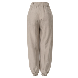 PAÇA DETAY TENCEL PANTOLON TAŞ